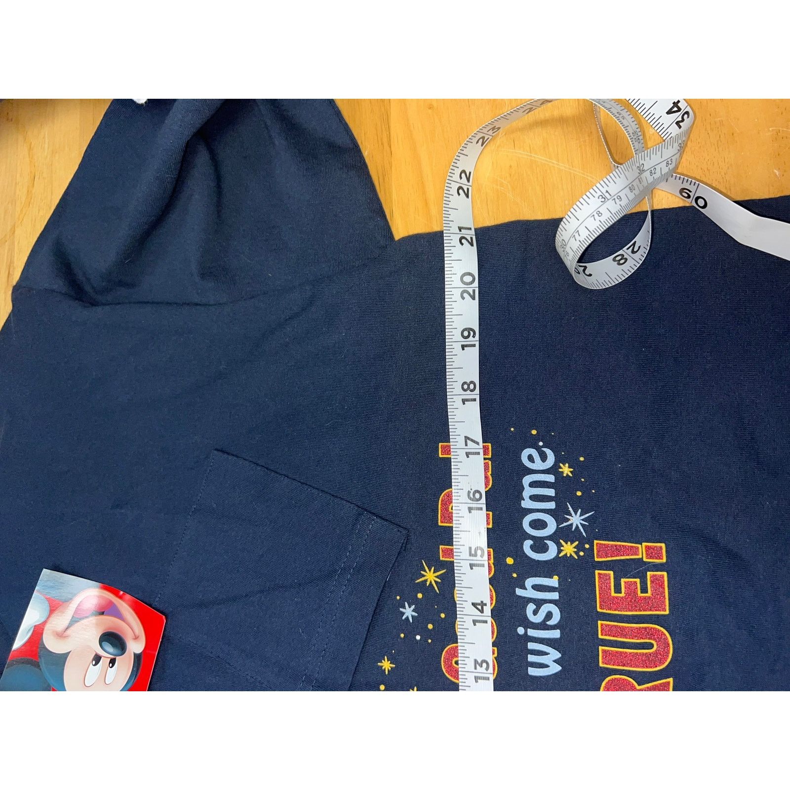 Mickey & Co. Mickey Mouse Shirt Good Pal Pocket Blue Disney Tee Large Size US L / EU 52-54 / 3 - 12 Thumbnail