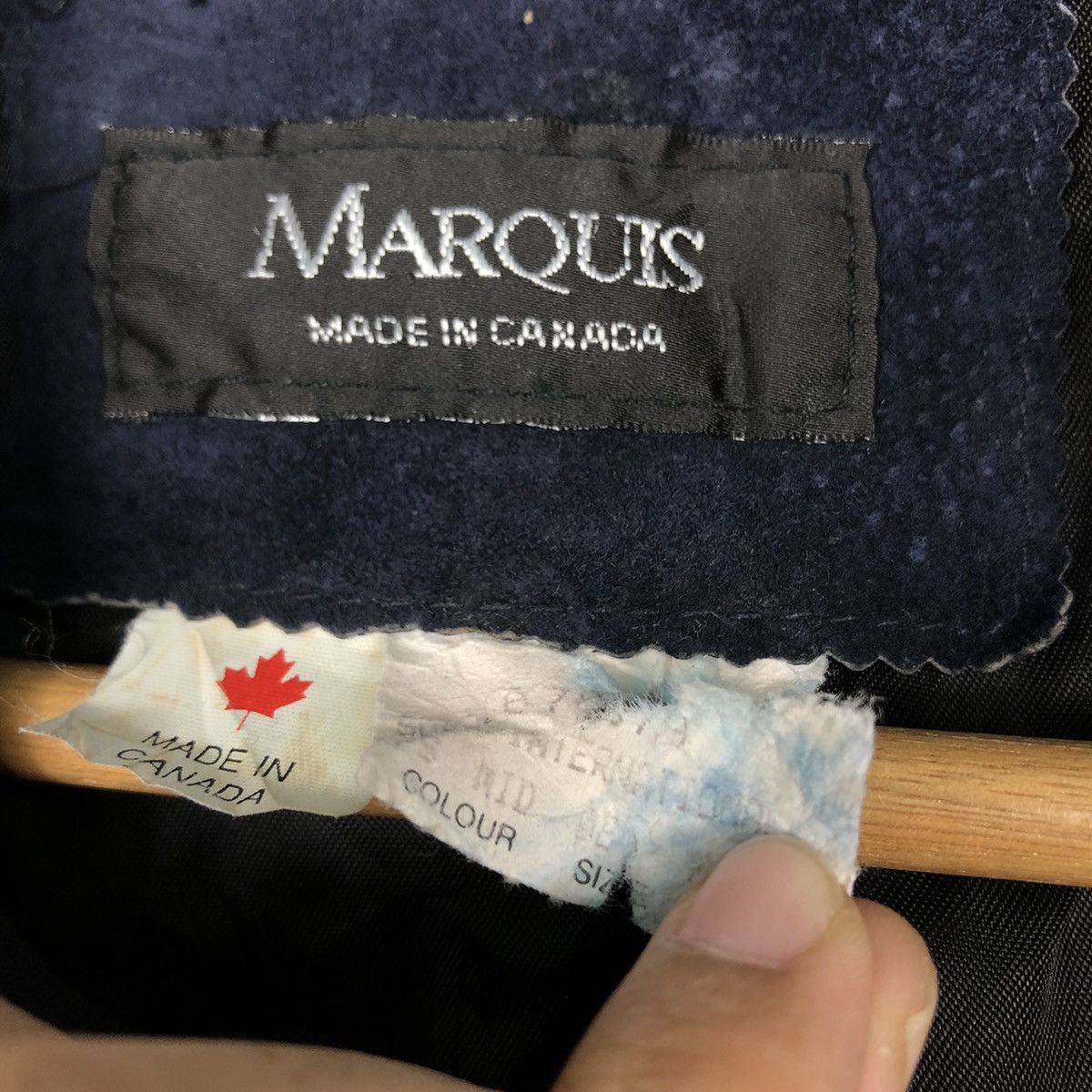 Designer × Japanese Brand 📌Vintage Long Jacket Marquis Made in Canada Genuine Leather Size US M / EU 48-50 / 2 - 20 Thumbnail