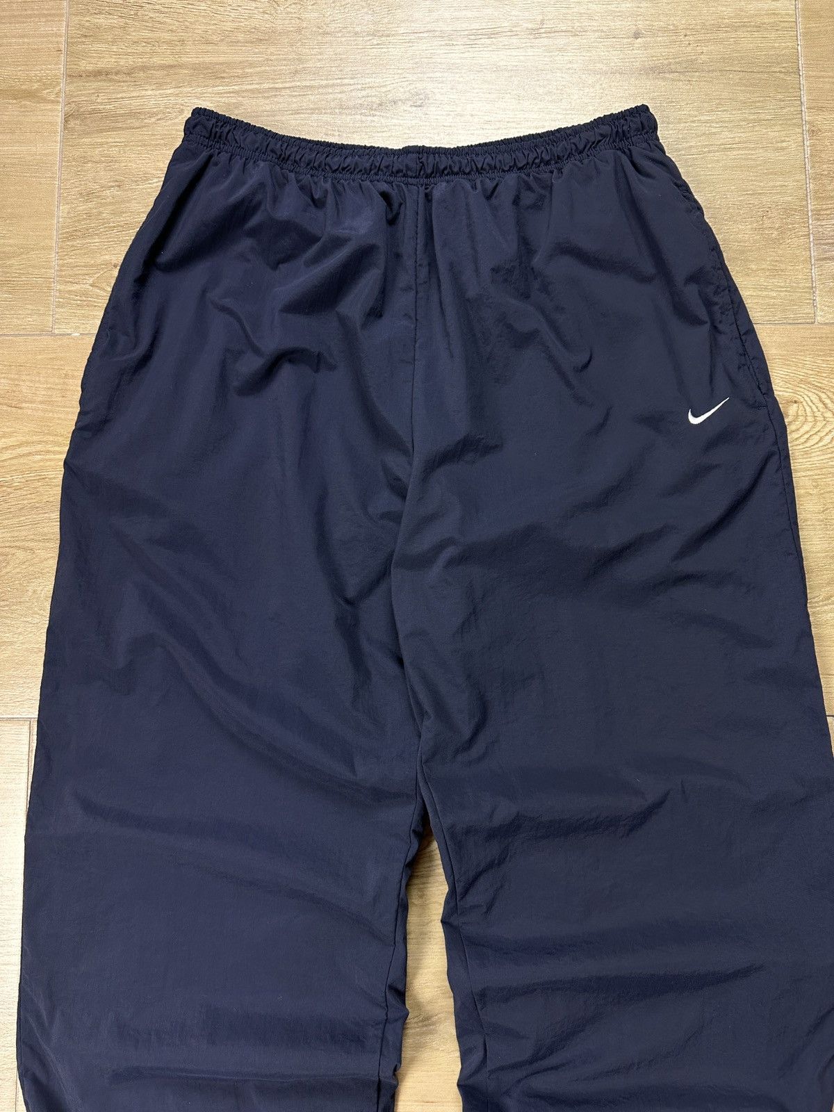 Nike × Vintage Vintage 90’s Nike Nylon Drill Baggy Track Pants Y2K Joggers Size US 34 / EU 50 - 2 Thumbnail