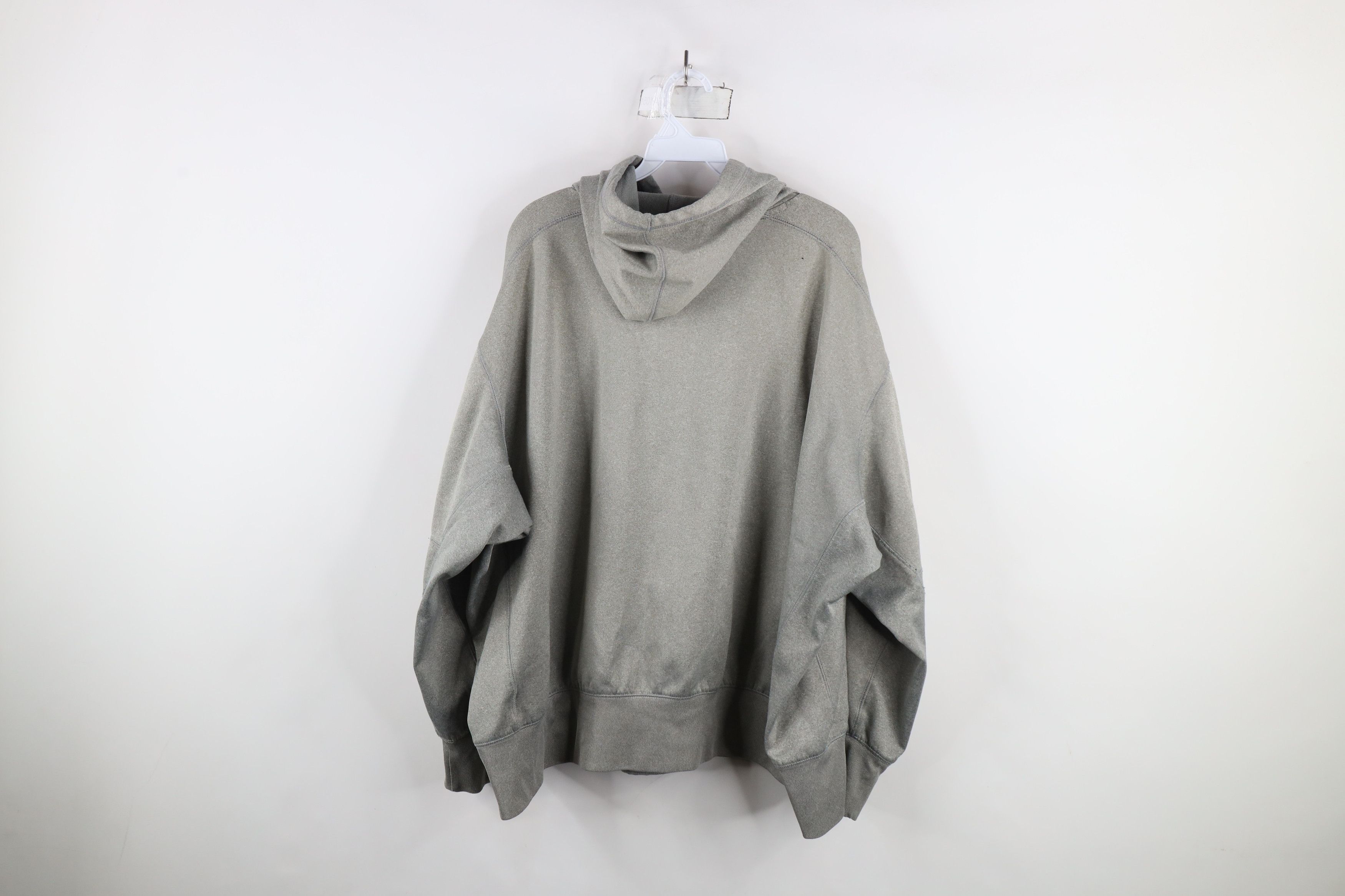 Nike × Vintage Nike Cropped Detroit Lions Football Hoodie Sweatshirt Gray Size 3XL / US 20-22 - 12 Thumbnail