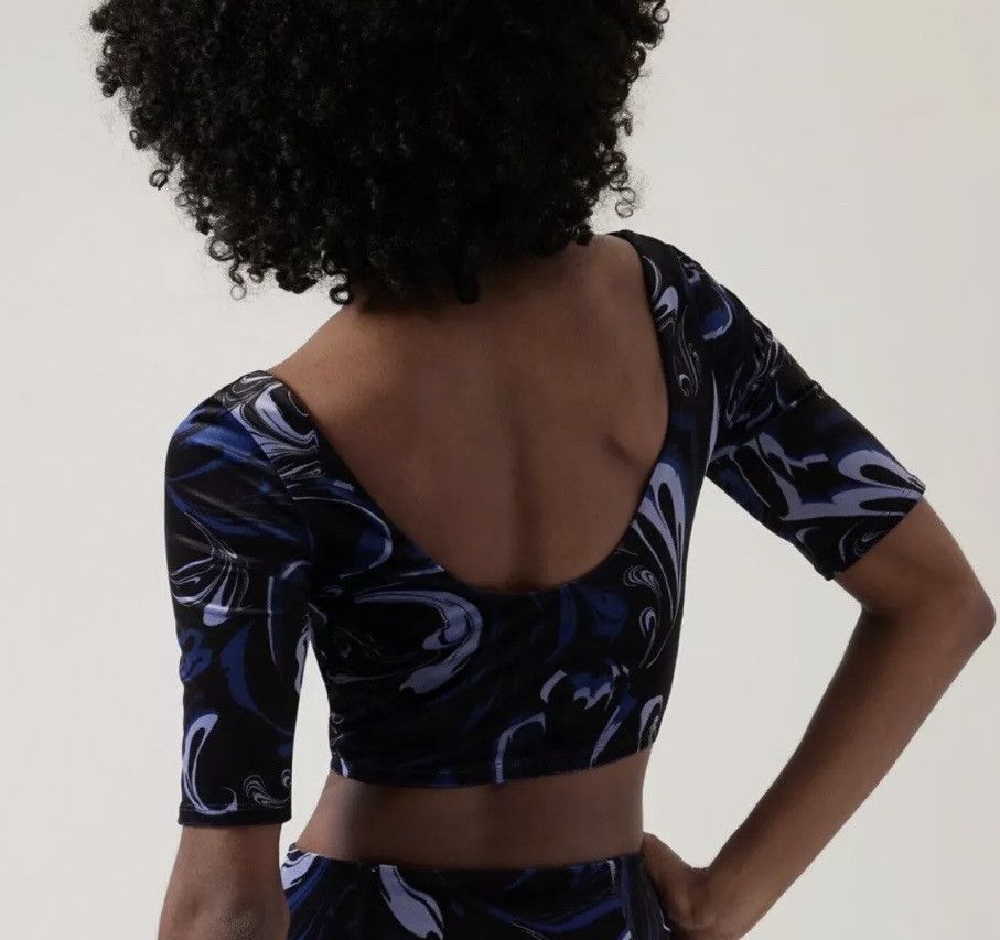 Athleta Athleta Exhilarate Velvet Crop Stretch M Size M / US 6-8 / IT 42-44 - 2 Thumbnail