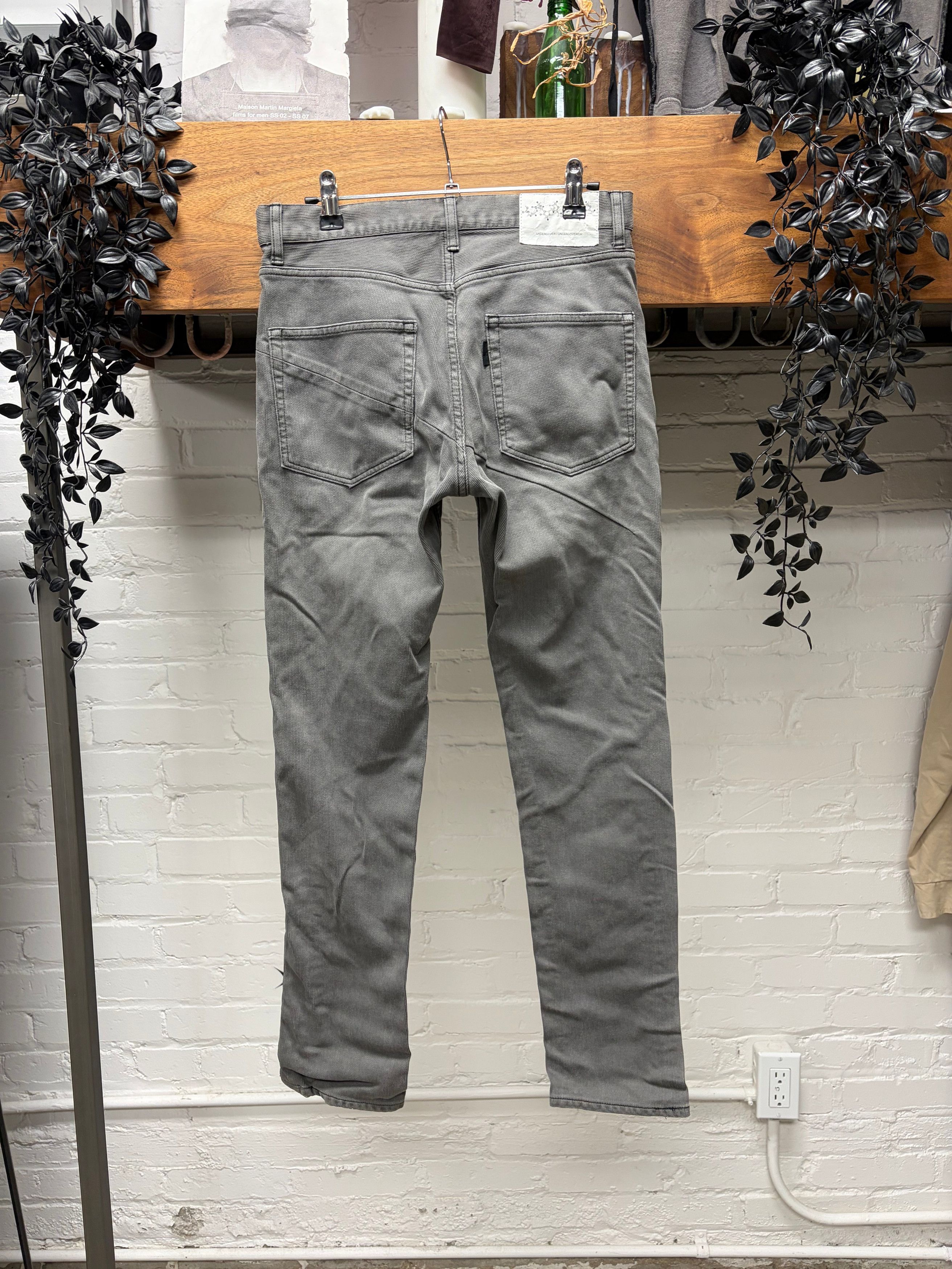 Undercover AW2010 Undercover ‘Reverse Running’ Darted Grey Skinny Jeans Size US 30 / EU 46 - 4 Thumbnail