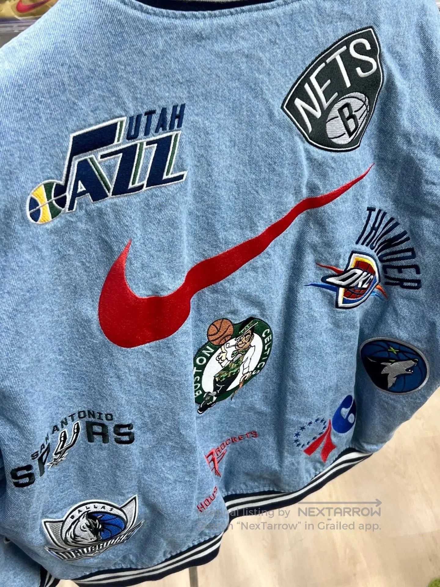 Adidas supreme nba denim bomber jacket xl size. Size US XL / EU 56 / 4 - 6 Thumbnail
