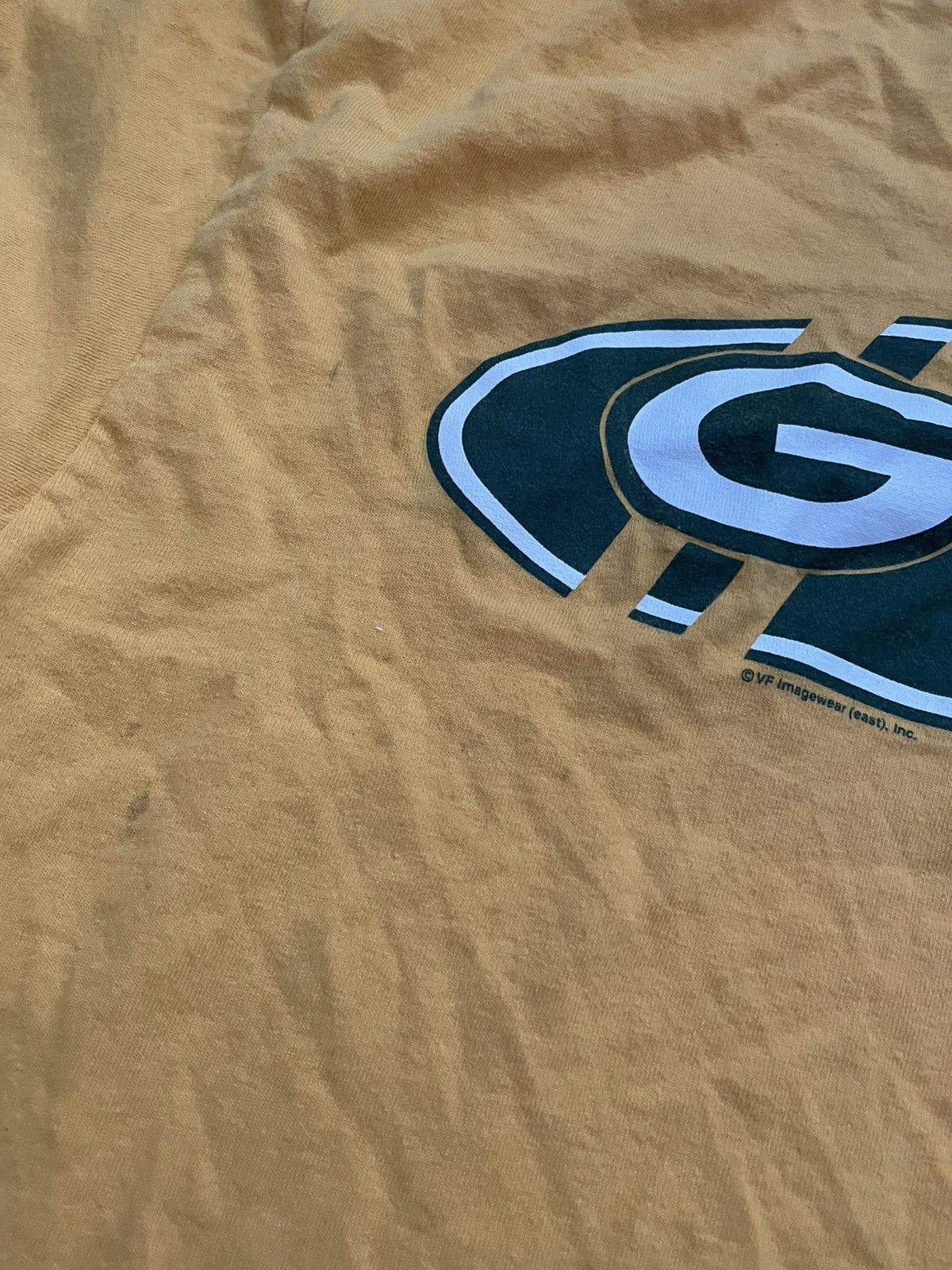 Vintage Vintage 2000s NFL Packers Tee Size US L / EU 52-54 / 3 - 3 Thumbnail