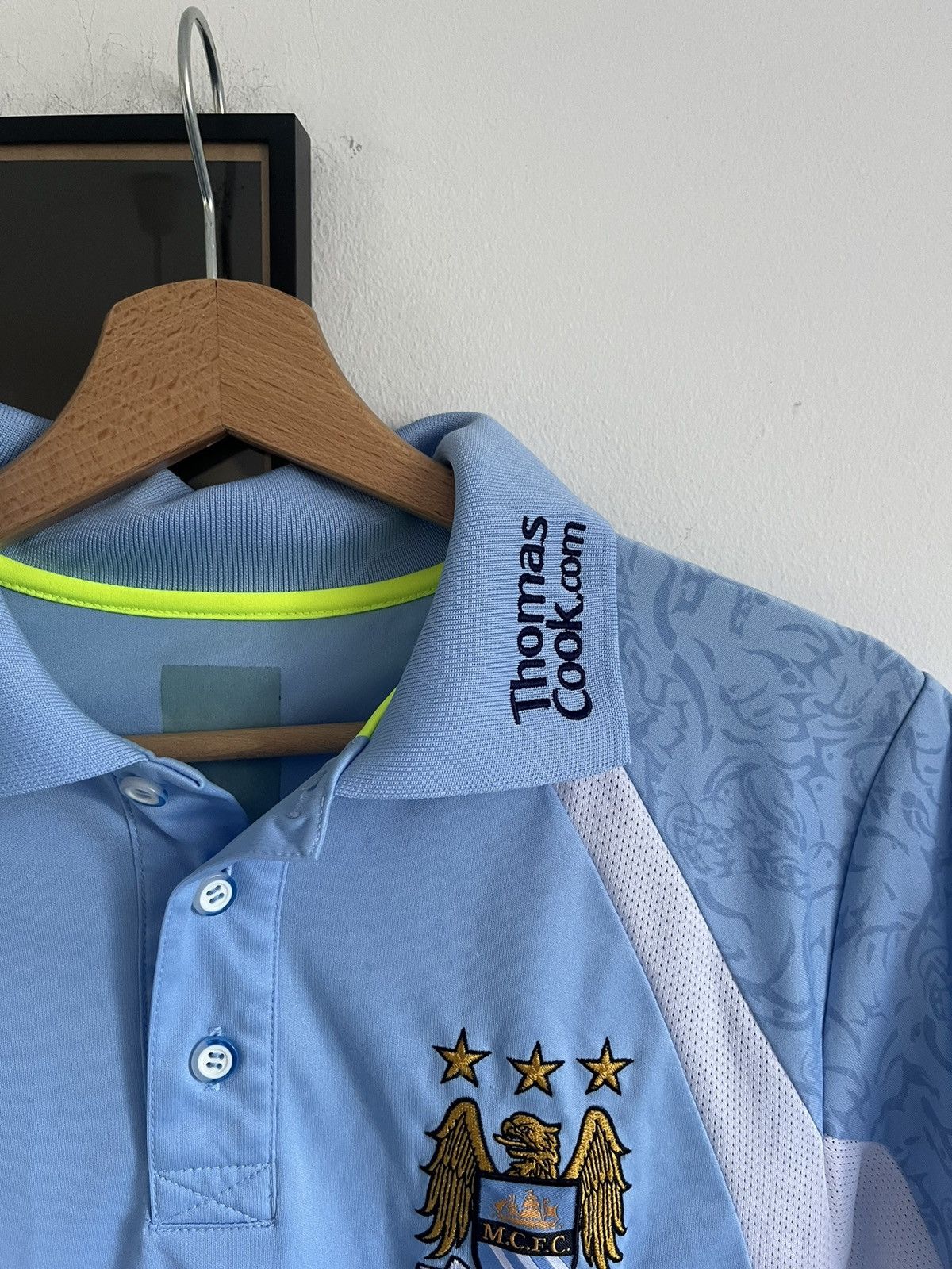 Le Coq Sportif VINTAGE MANCHESTER CITY JERSEY T SHIRT Size US S / EU 44-46 / 1 - 3 Thumbnail