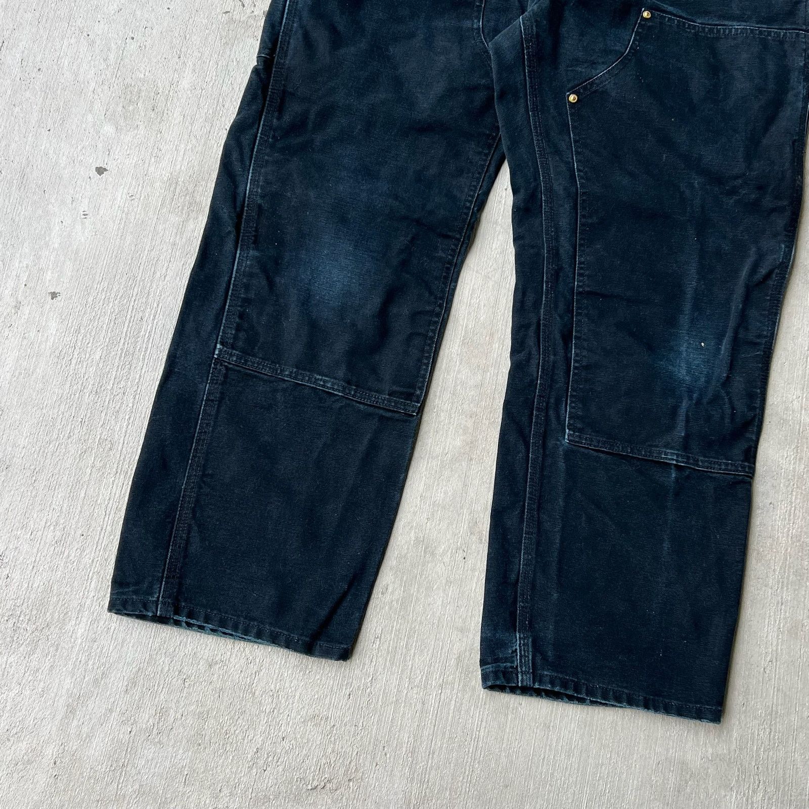 Carhartt × Vintage Carhartt black double knee work wear carpenter pants Size US 32 / EU 48 - 3 Thumbnail