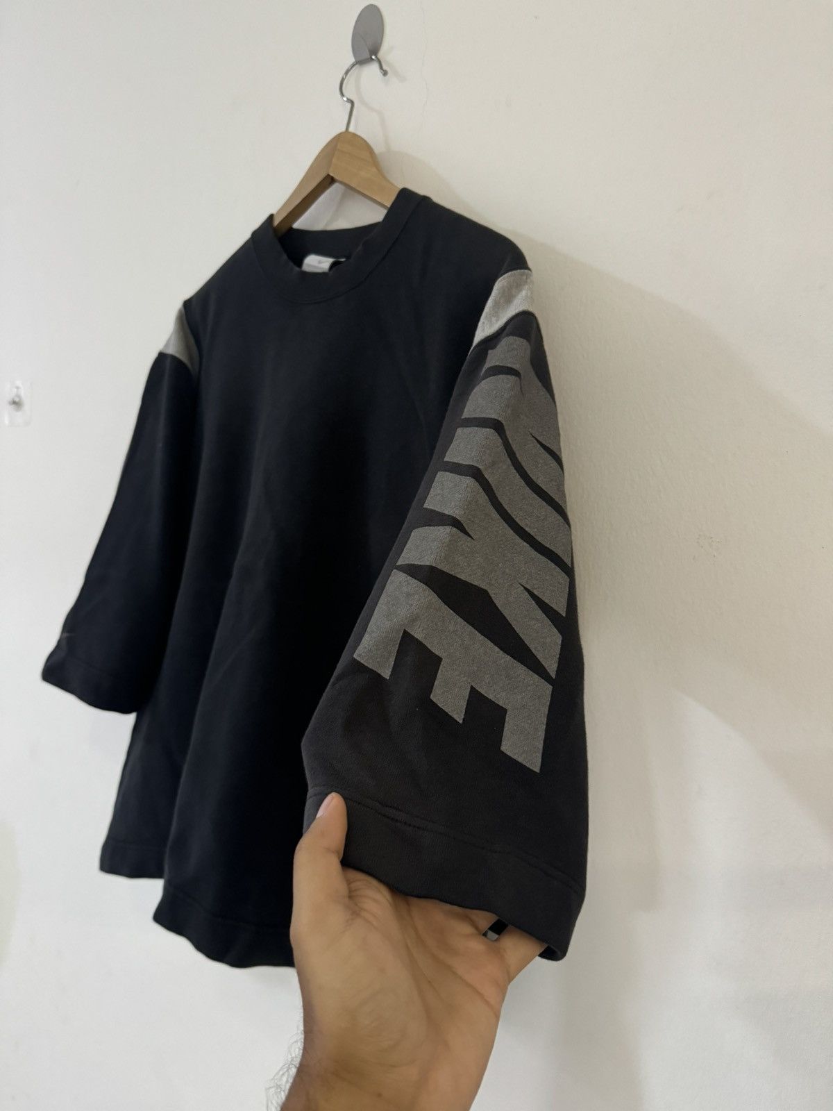 Nike × Vintage Vintage Faded Nike 3Quarter Sleeve Sweatshirt Size US M / EU 48-50 / 2 - 3 Thumbnail