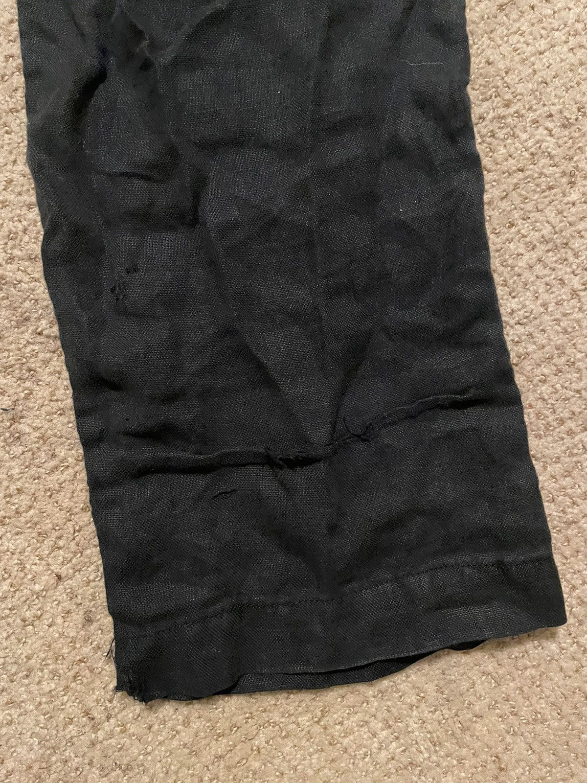 Comme des Garcons Homme AD 2009 Buckle-back Linen pants Size US 30 / EU 46 - 5 Thumbnail
