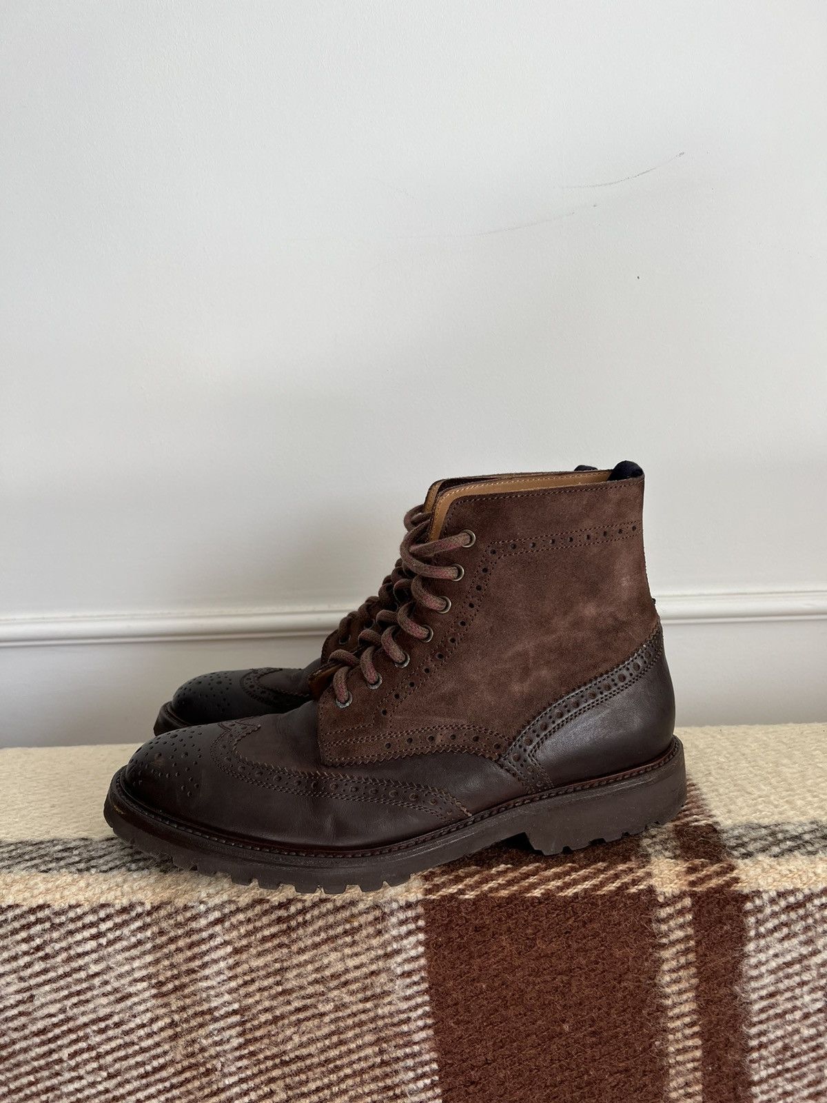 Brunello Cucinelli Brunello Cucinelli Brown Leather Boots 43 Size US 9.5 / EU 42-43 - 1 Thumbnail