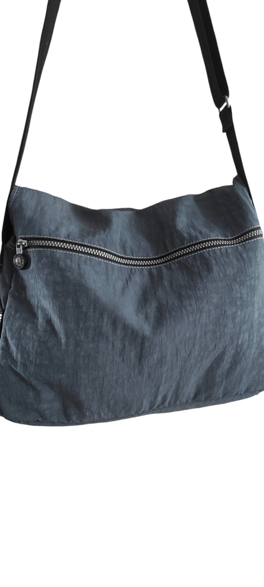Japanese Brand Kipling Messenger Blue Nylon Crossbody Expandable Bag Size ONE SIZE - 2 Thumbnail