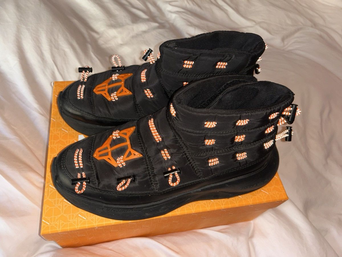 NAKED WOLFE Naked Wolfe black and orange puffer boots Size US 8 / EU 41 - 2 Thumbnail