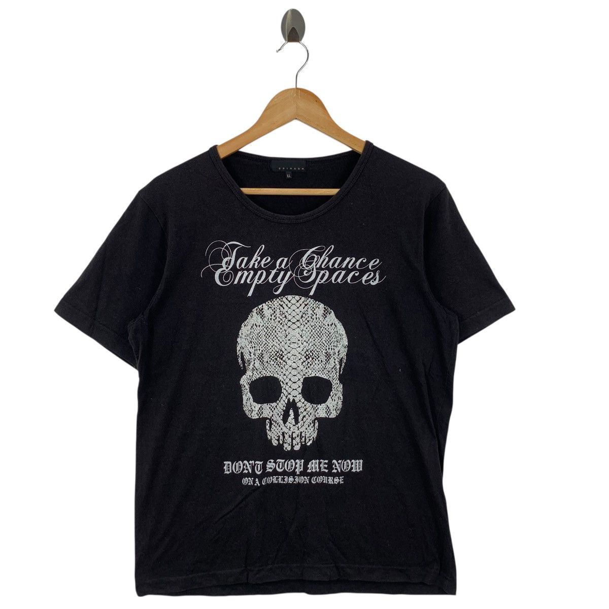 Spinash SPINASH JAPAN SKULL Bones Gothic Punk Tee Shirt Top Dont Size L / US 10 / IT 46 - 4 Thumbnail