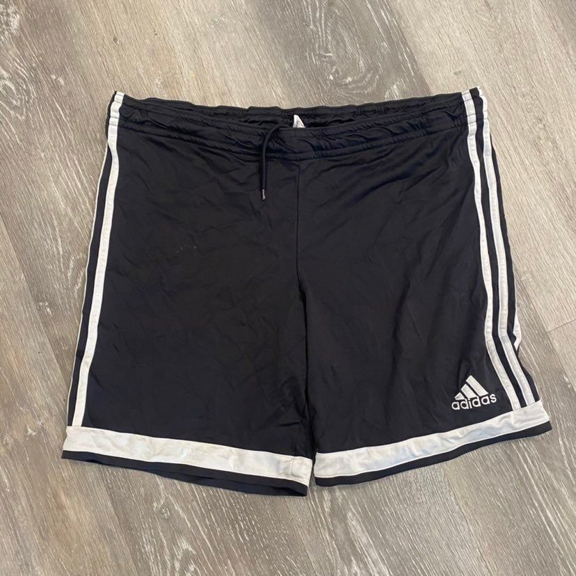 Adidas Adidas Black Athletic Workout Shorts Men Medium Run Basketba Size US 32 / EU 48 - 1 Thumbnail