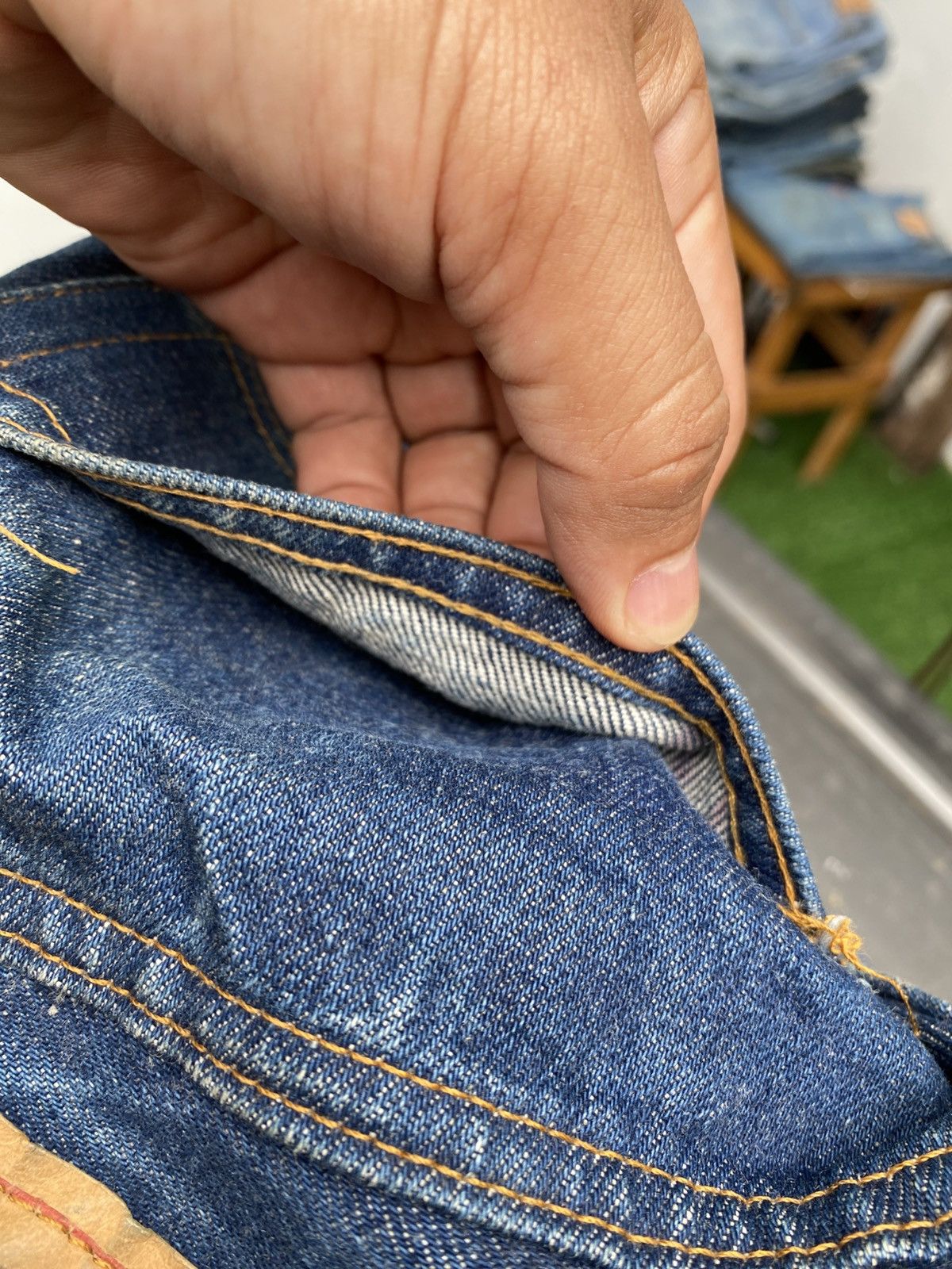 Levi's Vintage Clothing W29x32 Vintage levi's 501 redline made in USA Size US 29 - 10 Thumbnail