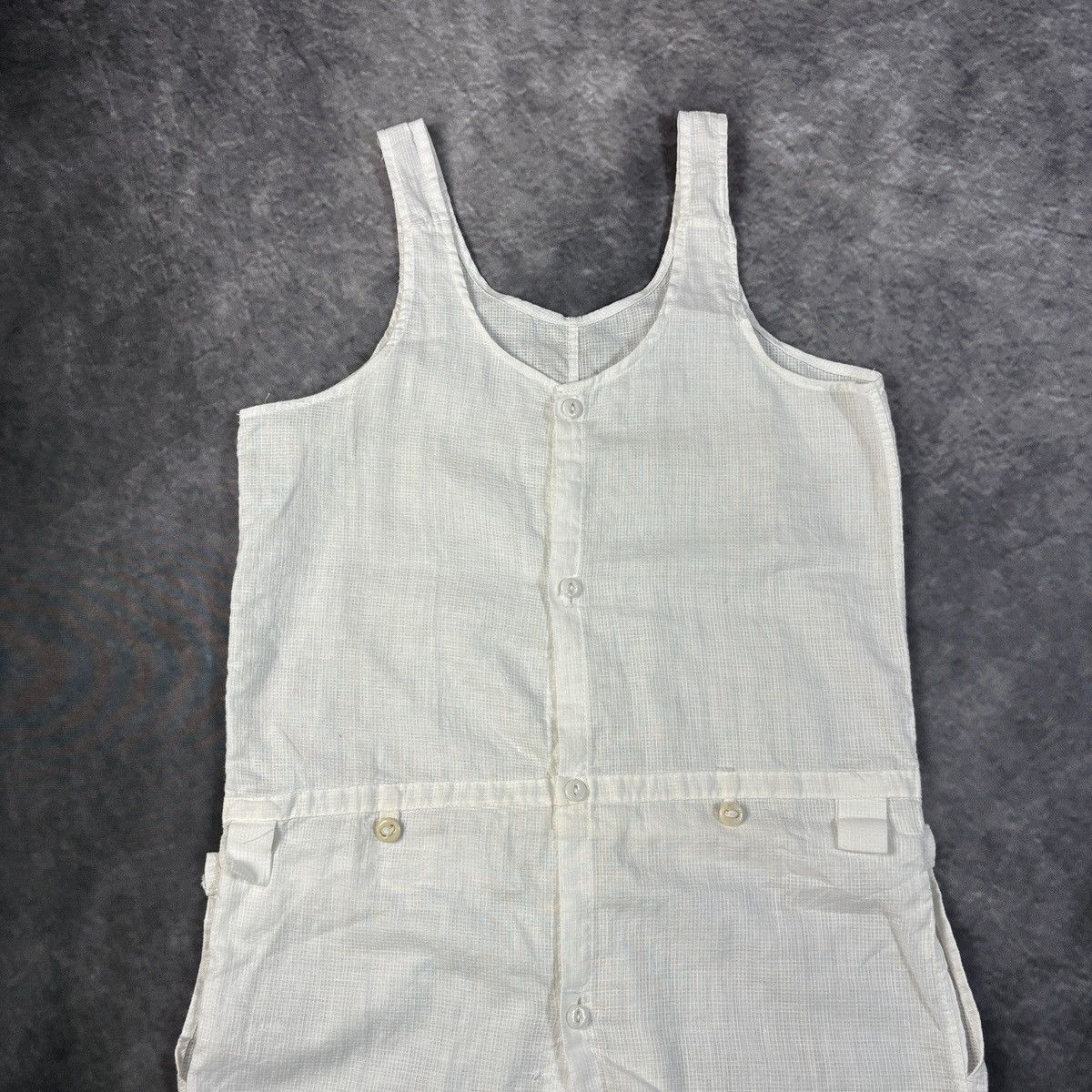 Vintage Antique Unionsuit 1900s Onepiece Underwear Workwear True Vin Size XS / US 0-2 / IT 36-38 - 6 Thumbnail