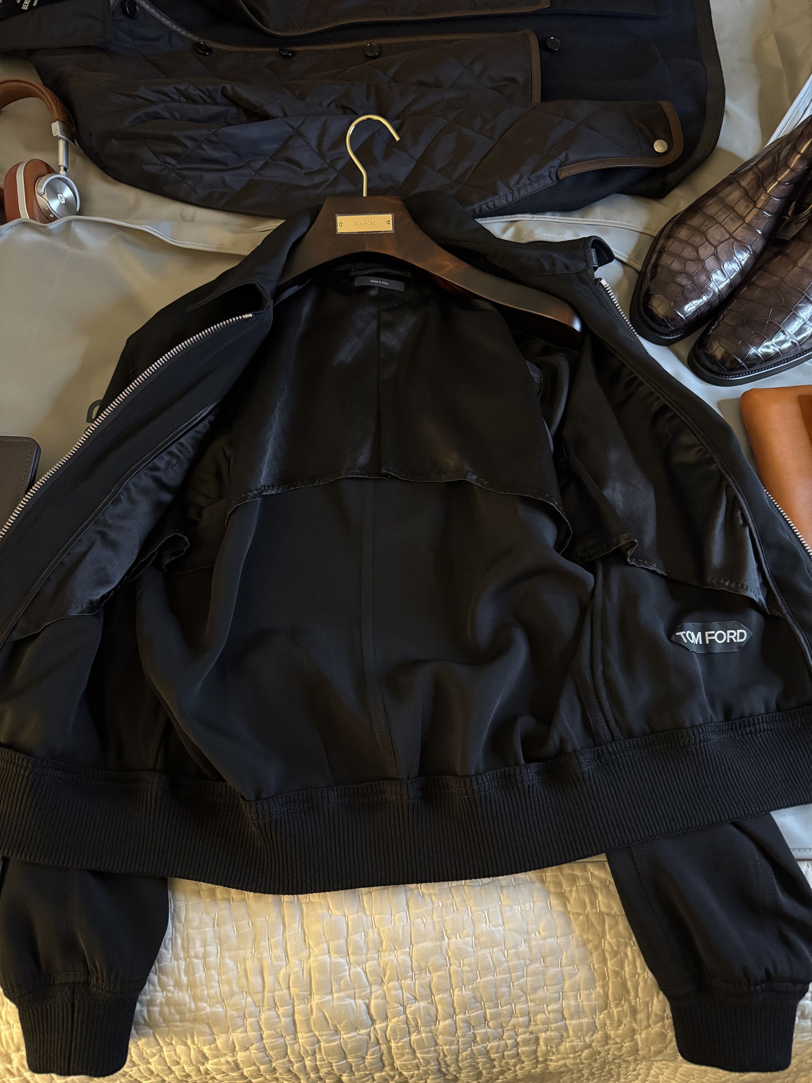 Tom Ford Ultimate Rare $5K w/tax TOM FORD Leather Accent Jacket Size US M / EU 48-50 / 2 - 15 Thumbnail