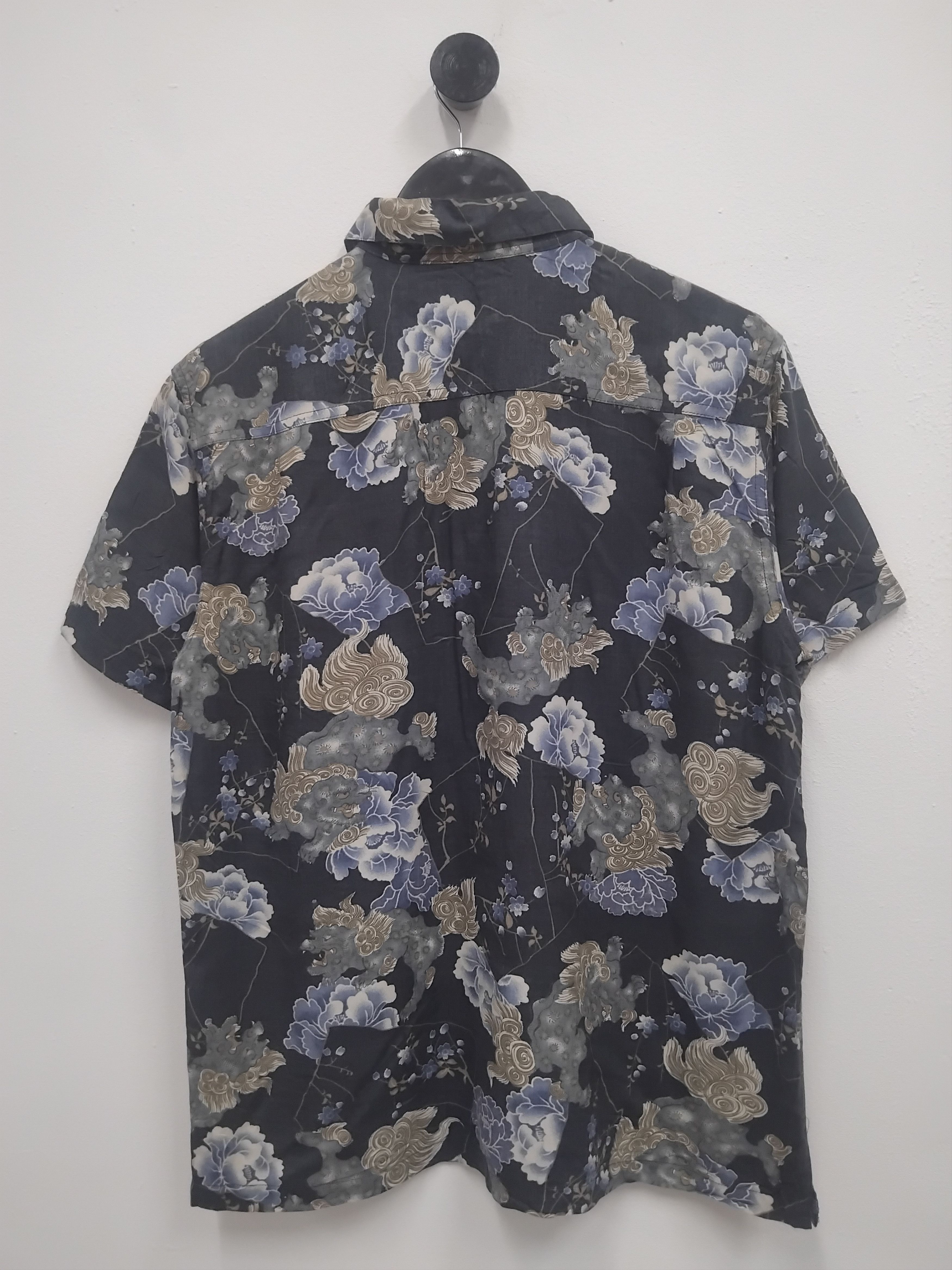 Japanese Brand 💥Thruxton japan tradition 100% rayon Hawaiian shirt Size US L / EU 52-54 / 3 - 8 Thumbnail