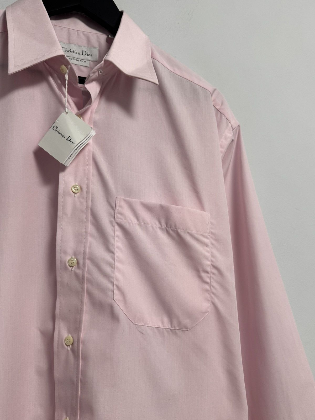 Christian Dior Monsieur Christian Dior Jeune Homme Light Pink Button Up Long Sleeve Size US XL / EU 56 / 4 - 5 Thumbnail