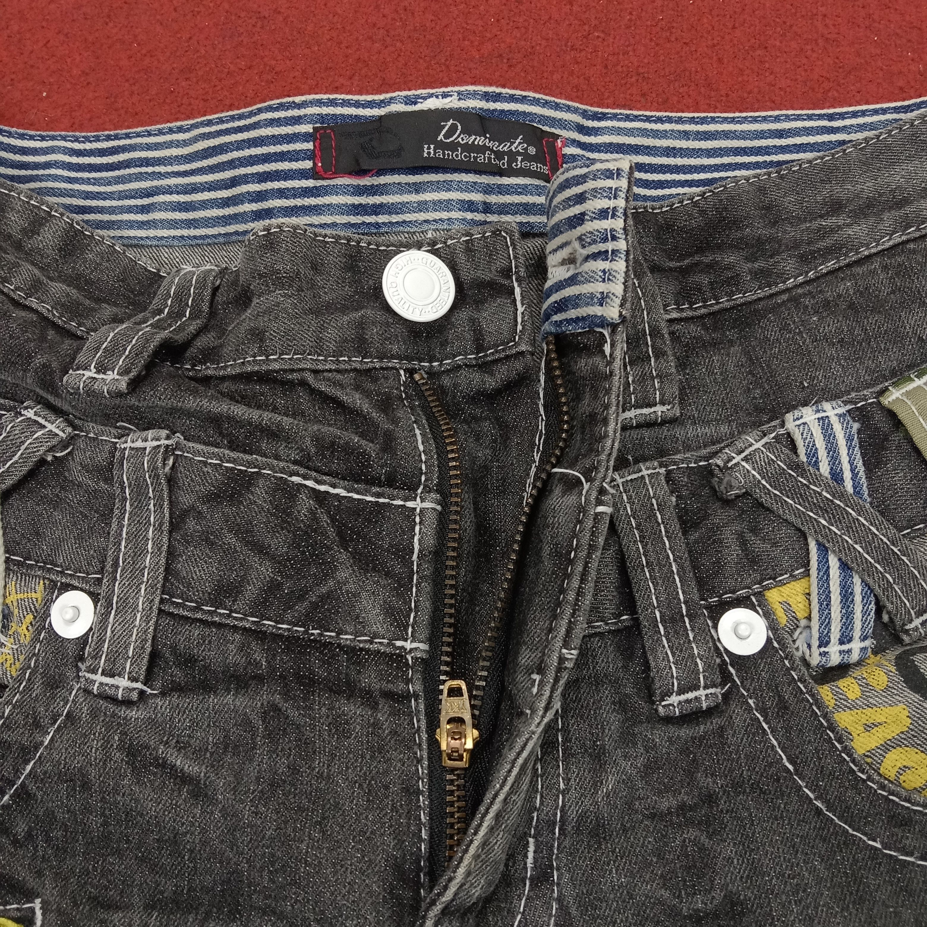 If Six Was Nine × Vintage Dominate Handcrafted Jeans Fashion Style Rare Design Size US 29 - 12 Thumbnail