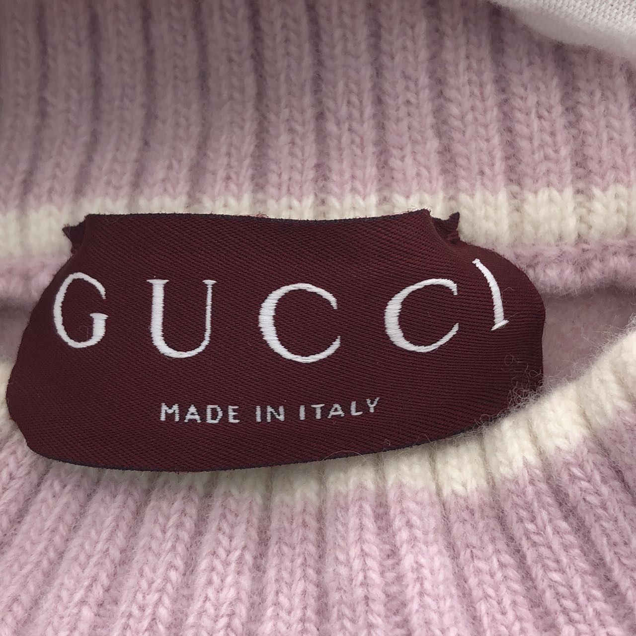 Gucci Gucci Pink Jacquard Wool Short Sleeve Sweater K26WX Size XS / US 0-2 / IT 36-38 - 5 Thumbnail