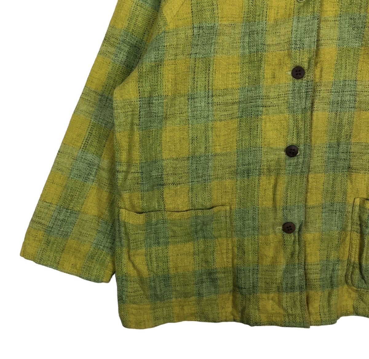 Japanese Brand 🔥VINTAGE CHORE JACKET YOKOHAMA MOTOMACHI TARTAN DESIGN Size US M / EU 48-50 / 2 - 7 Thumbnail