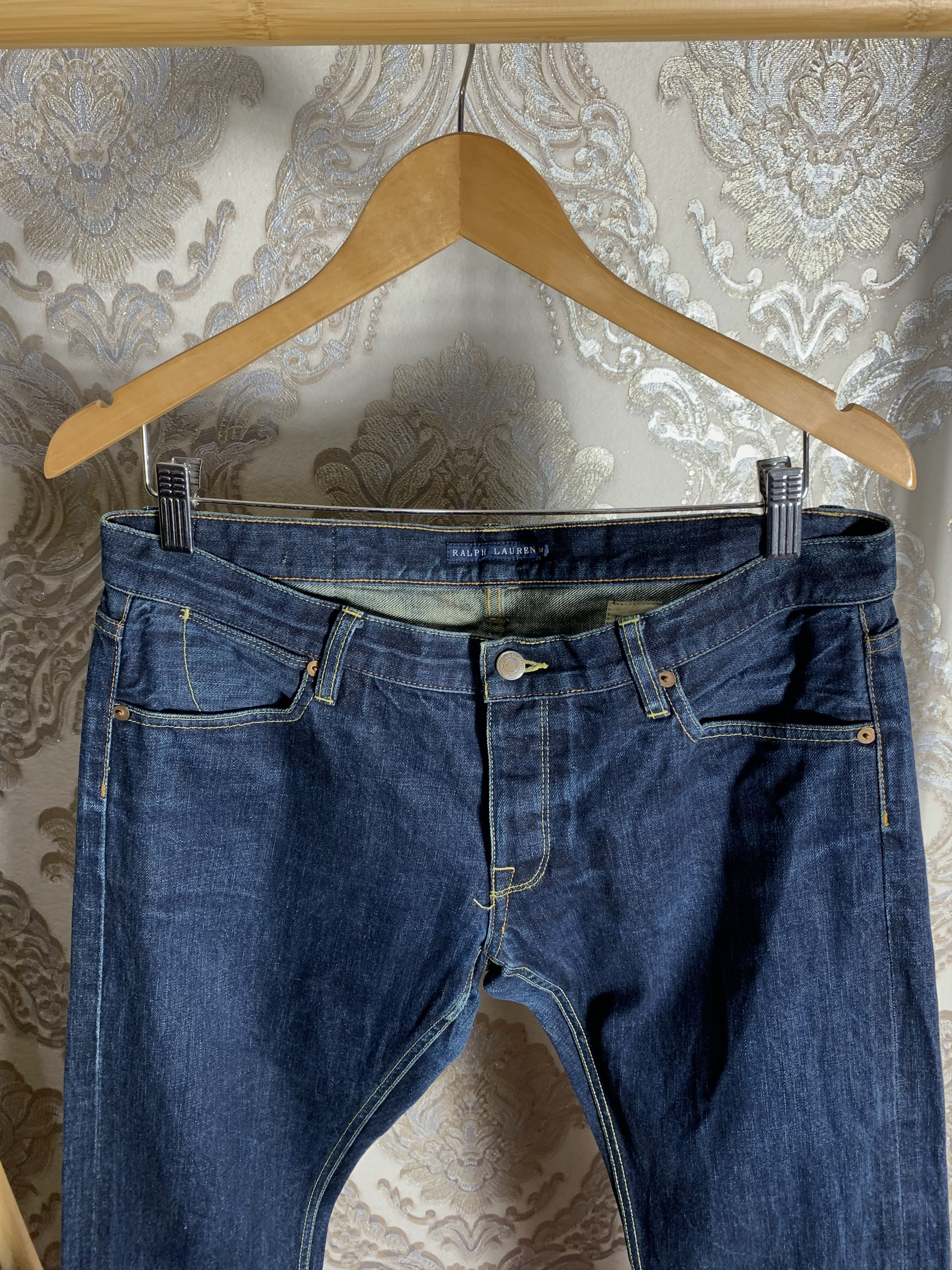 Polo Ralph Lauren VINTAGE POLO RALPH LAUREN SELVEDGE DENIM JEANS Y2K 90s RETRO Size US 31 - 3 Thumbnail