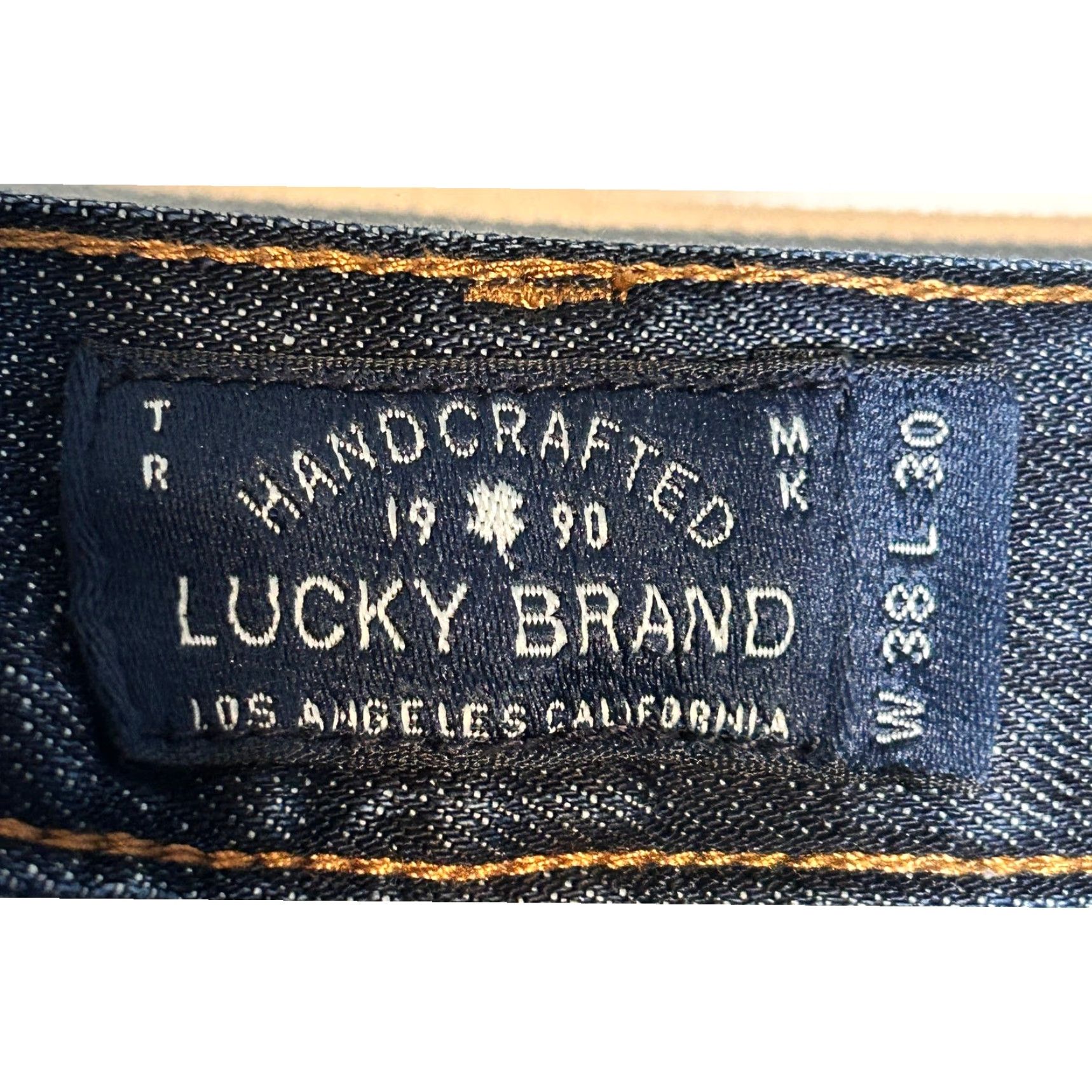 Lucky Brand Lucky Brand Jeans Mens 38x30 Blue Denim 221 Original Straight Dark Wash City Jeans Mens Size US 38 / EU 54 - 4 Thumbnail
