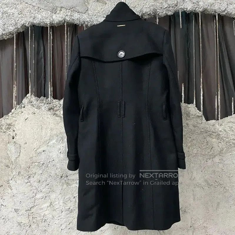 Burberry Burberry Black Cashmere Long Coat for Men. Size US M / EU 48-50 / 2 - 2 Thumbnail