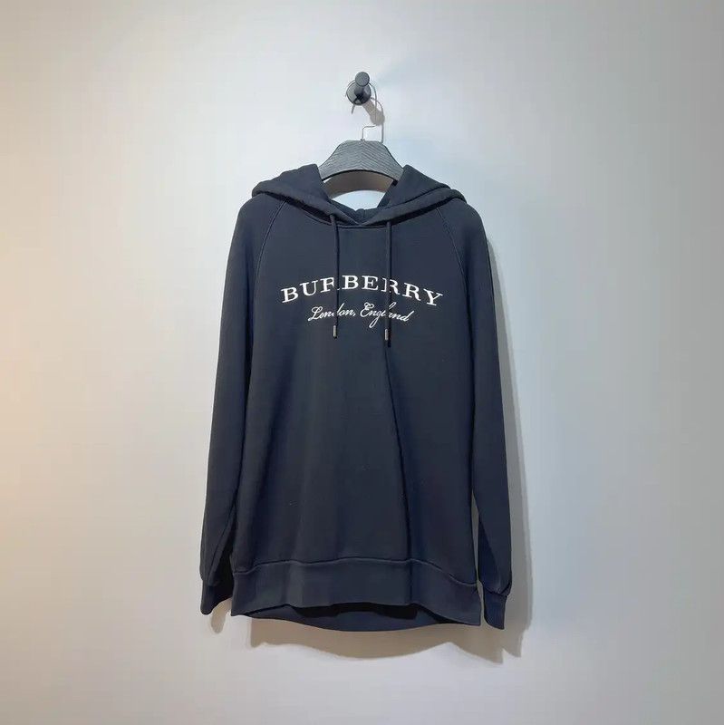 Burberry Burberry Black Cotton Women's Hoodie Size S / US 4 / IT 40 - 1 Thumbnail