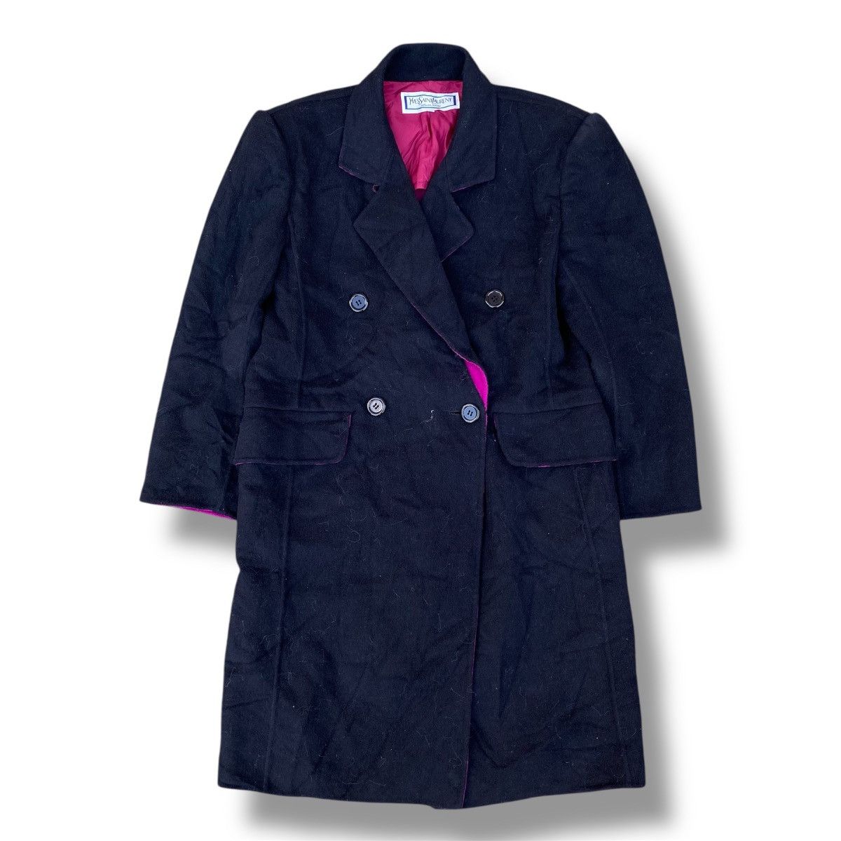 Yves Saint Laurent Vintage Yves Saint Laurent Wool Long Jacket. #F9 Size M / US 6-8 / IT 42-44 - 1 Thumbnail