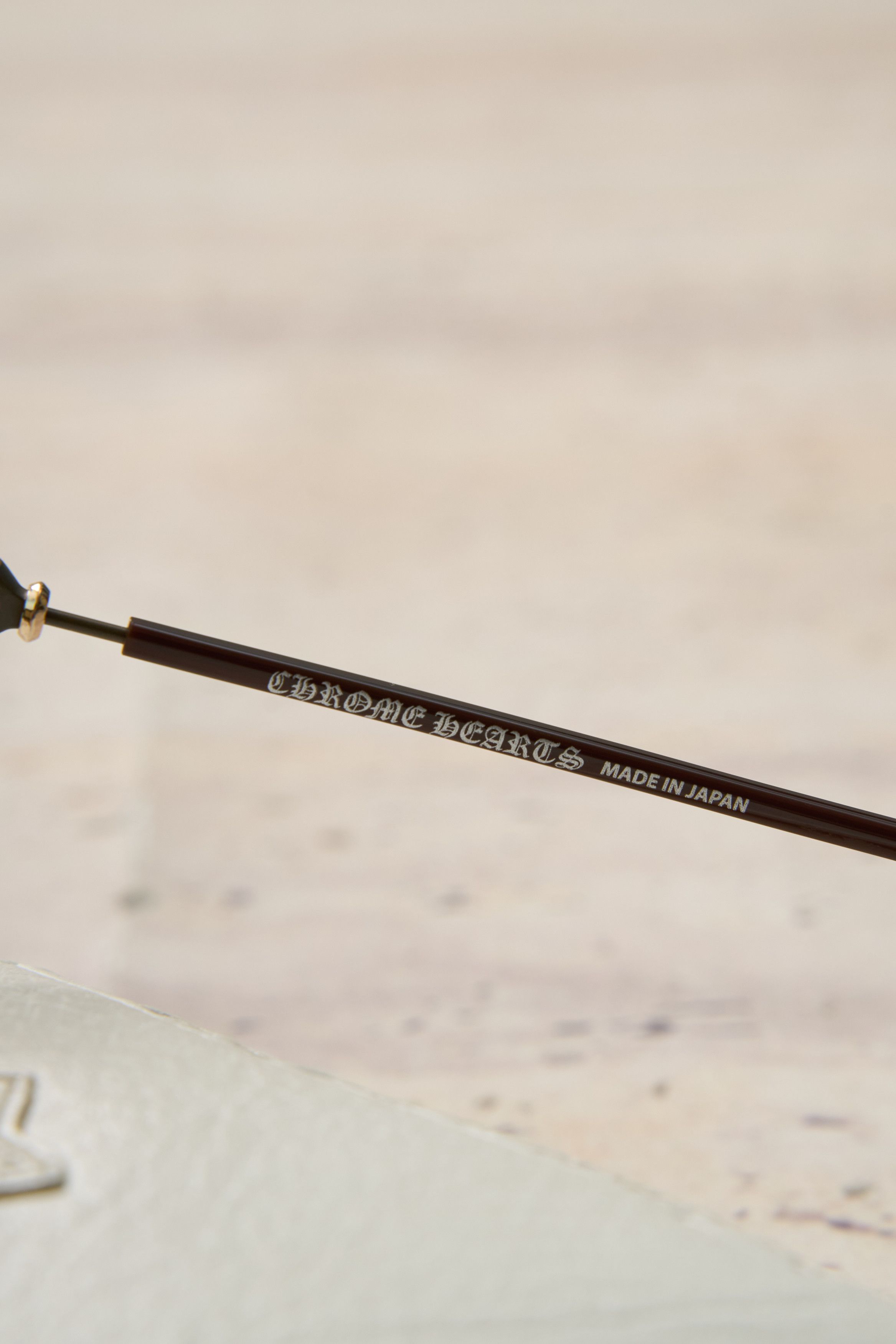 Chrome Hearts CHROME HEARTS DIAMOND DOG SAND - CLASSIC BROWN SUNGLASSES Size ONE SIZE - 4 Thumbnail