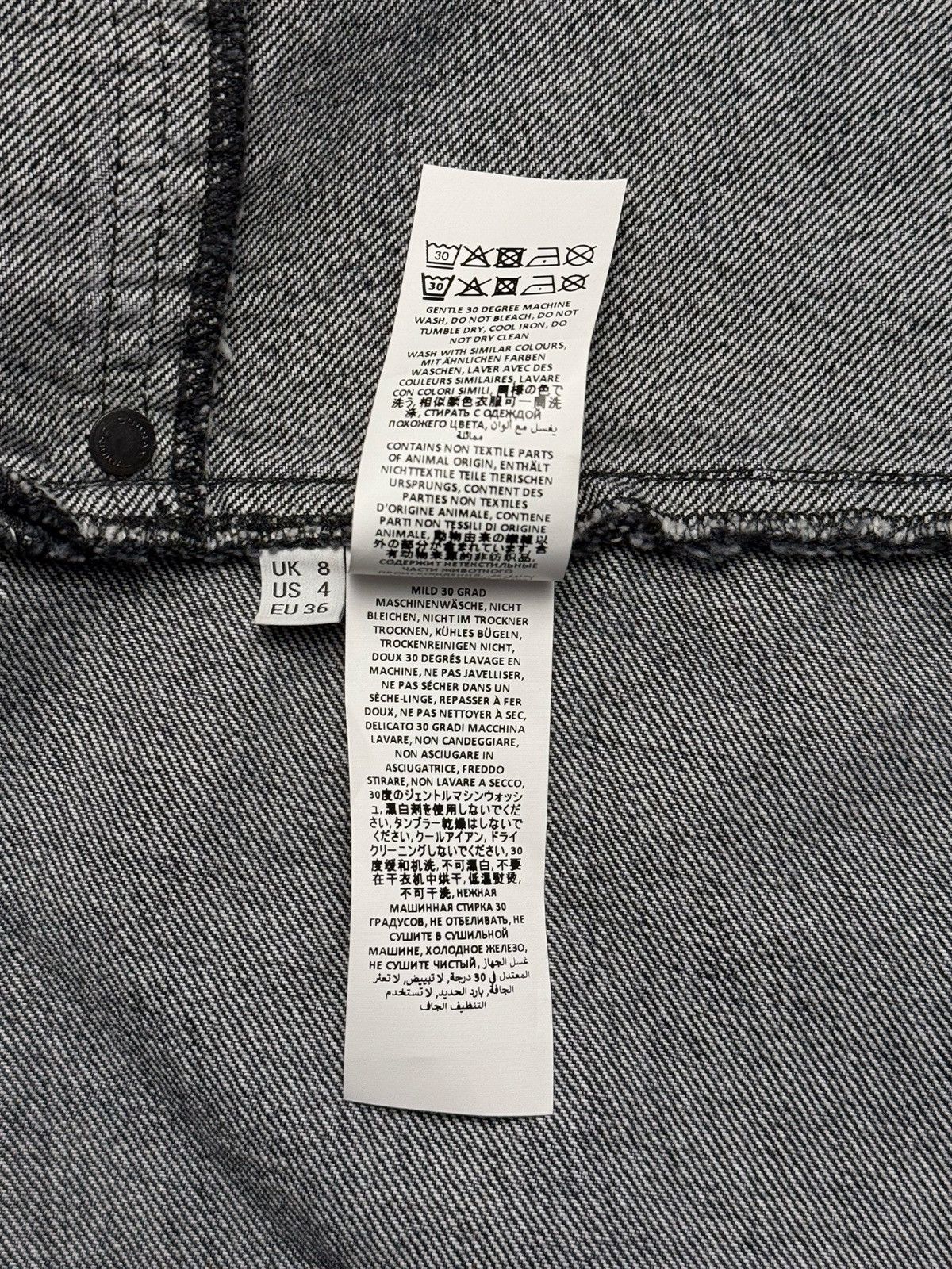 JW Anderson J.W. Anderson deconstructed jersey denim mini dress Size S / US 4 / IT 40 - 4 Thumbnail