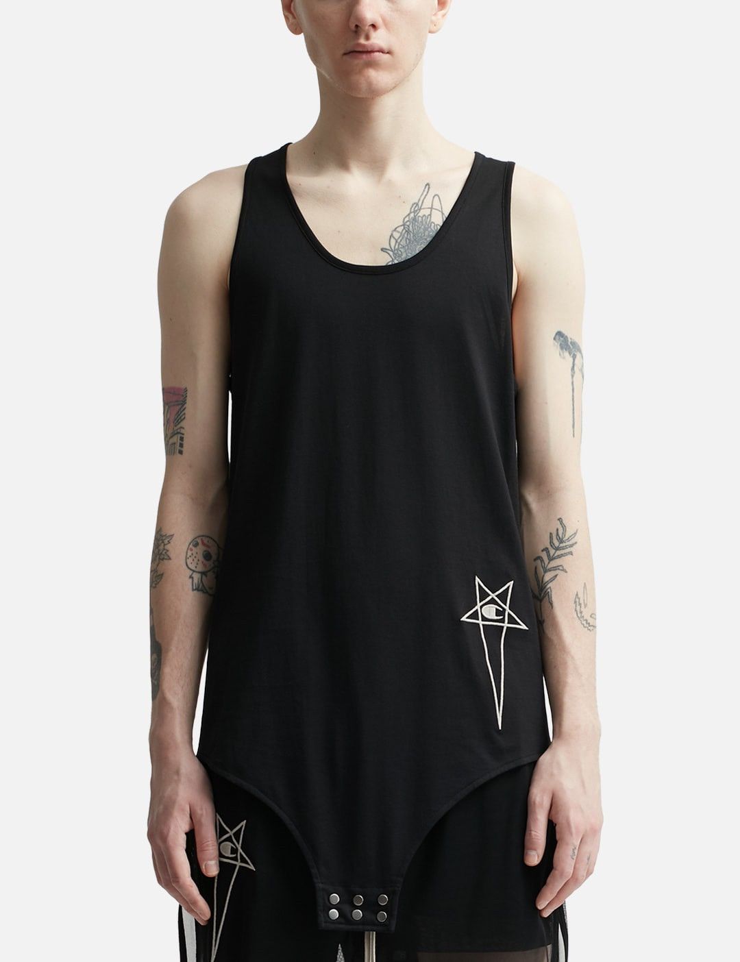 Rick Owens Rick Owens - Champion Basketball Tank Top Size US M / EU 48-50 / 2 - 17 Thumbnail