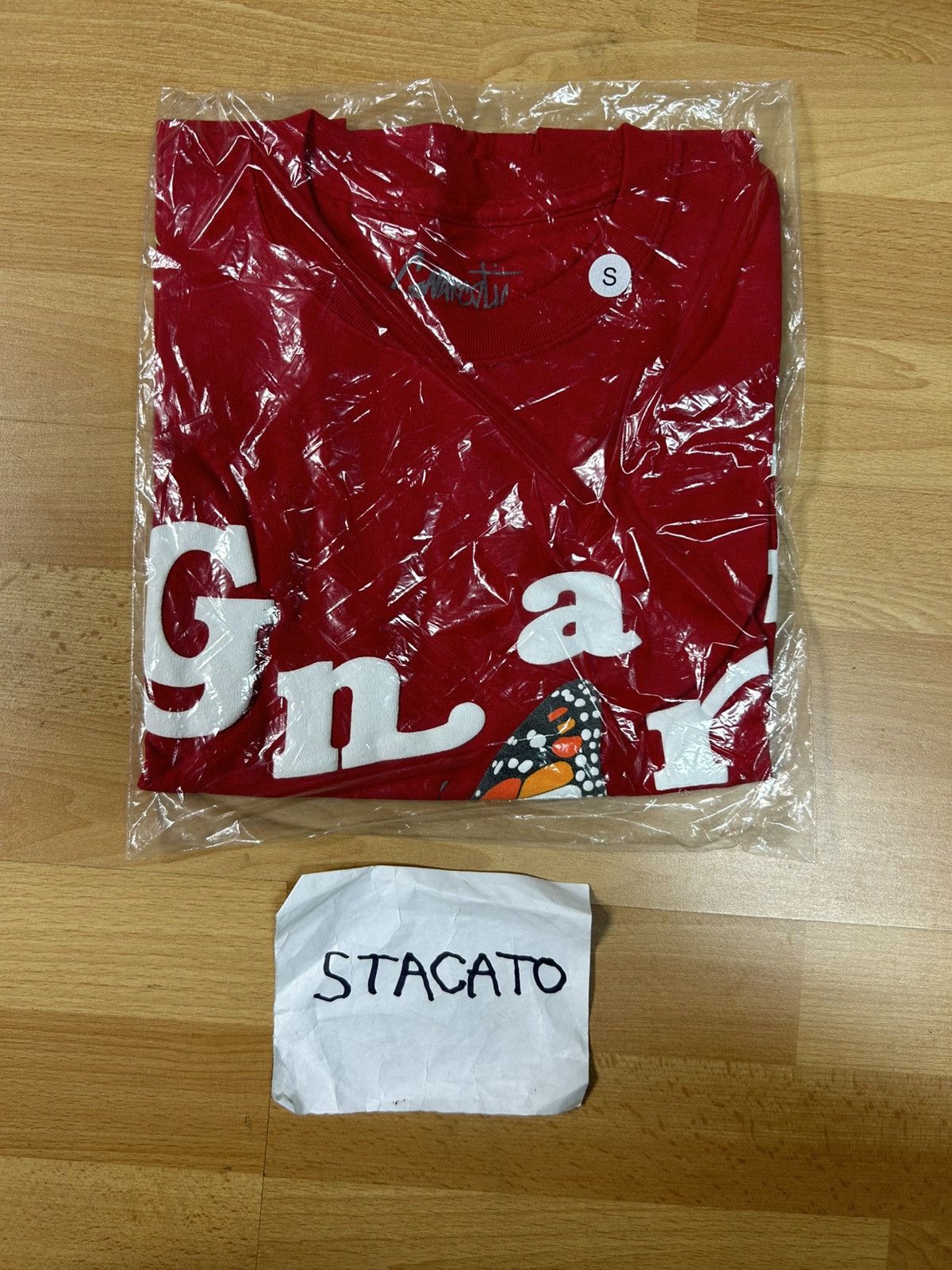 Gnarcotic × Rap Tees Gnarcotic Lil Gnar Butterfly Tee Red Size US S / EU 44-46 / 1 - 2 Thumbnail