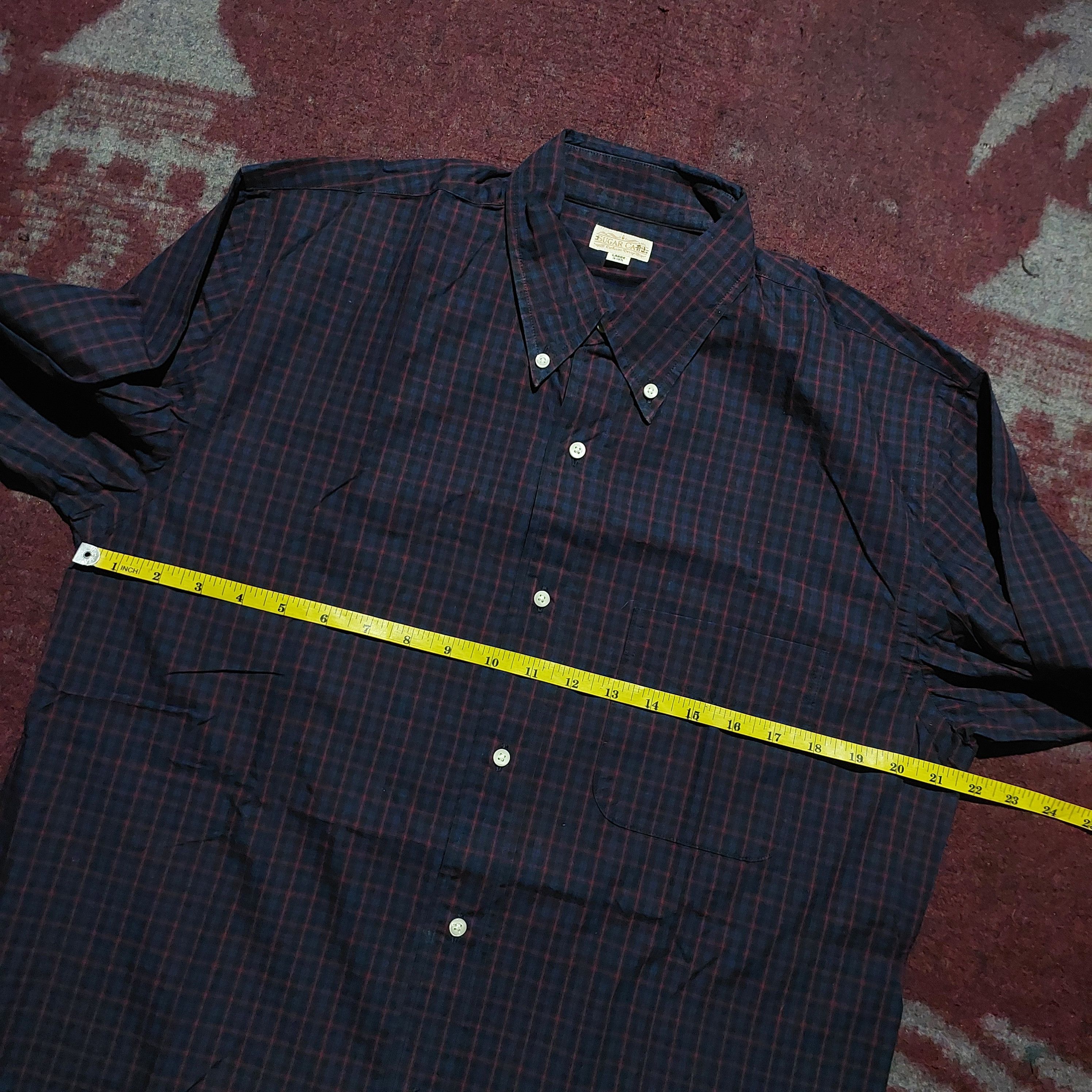 Sugar Cane Sugar Cane plaid L/s shirt Size US L / EU 52-54 / 3 - 7 Thumbnail