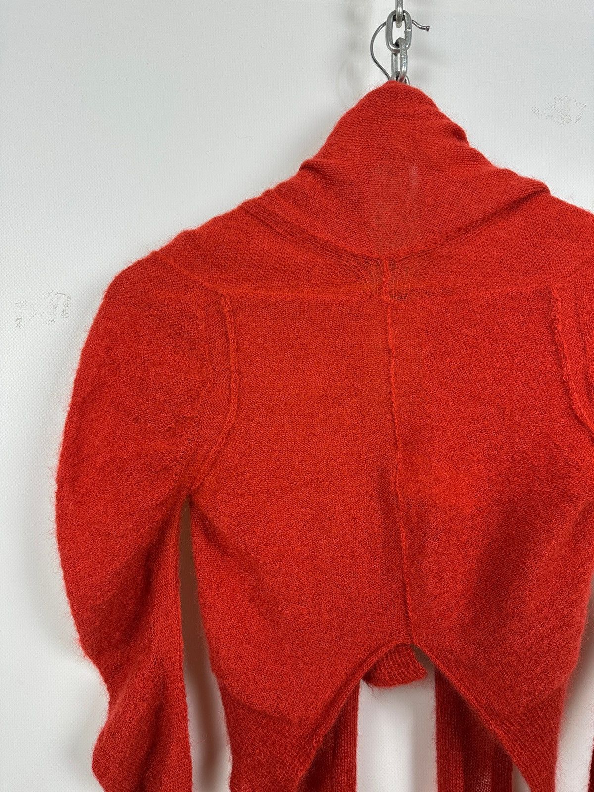 Marithe + Francois Girbaud Vintage Marithe Francois Girbaud Mohair Knit Scarf Sweater Size S / US 4 / IT 40 - 13 Thumbnail