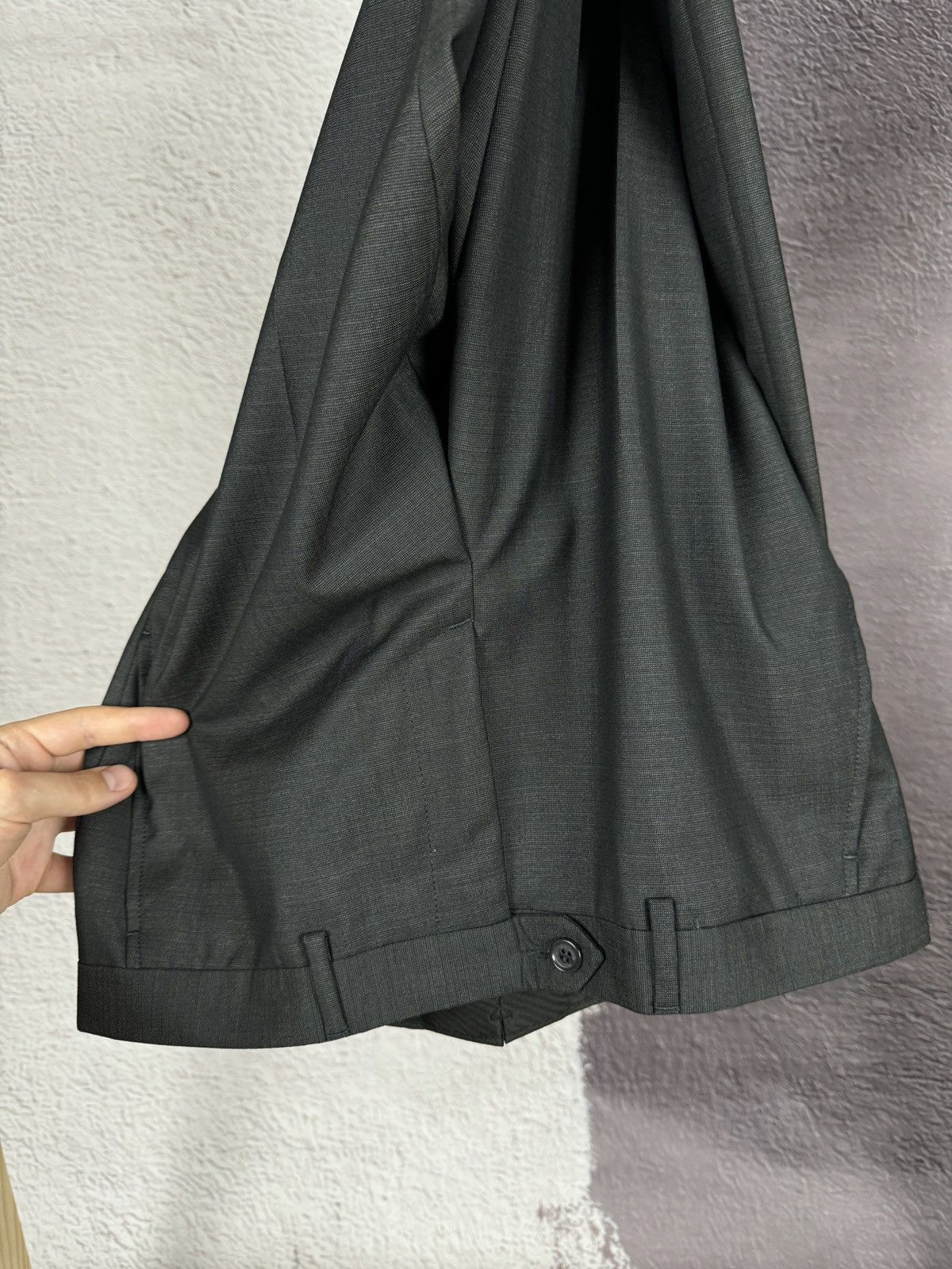 Nazareno Gabrielli BNWT Nazareno Gabrielli 2 pcs Panda grey 2 button wool suit Size 44R - 18 Thumbnail