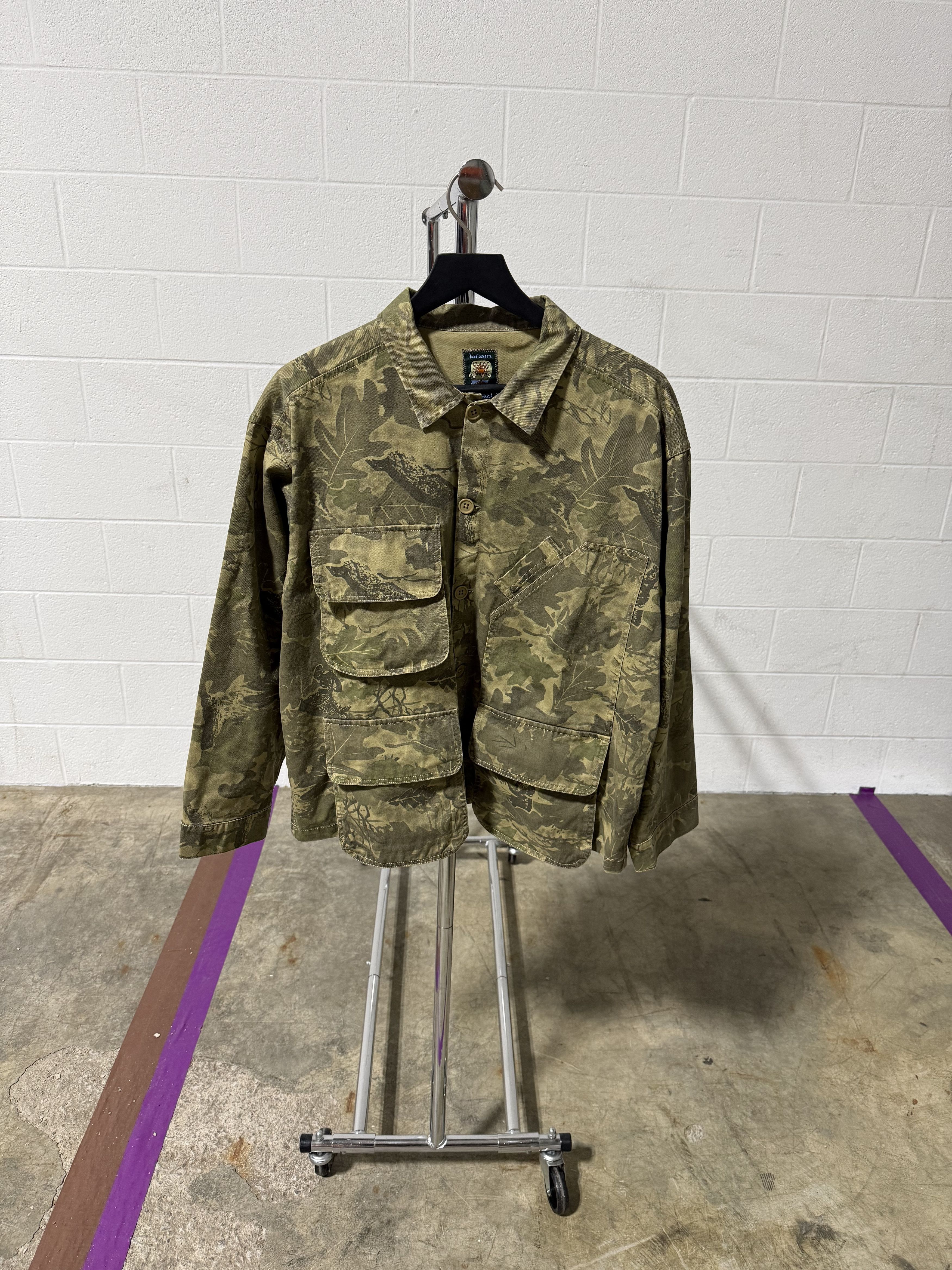 Brain Dead Brain Dead Twill Military Shirt Jacket 'Leaf Camo' Size US S / EU 44-46 / 1 - 1 Thumbnail