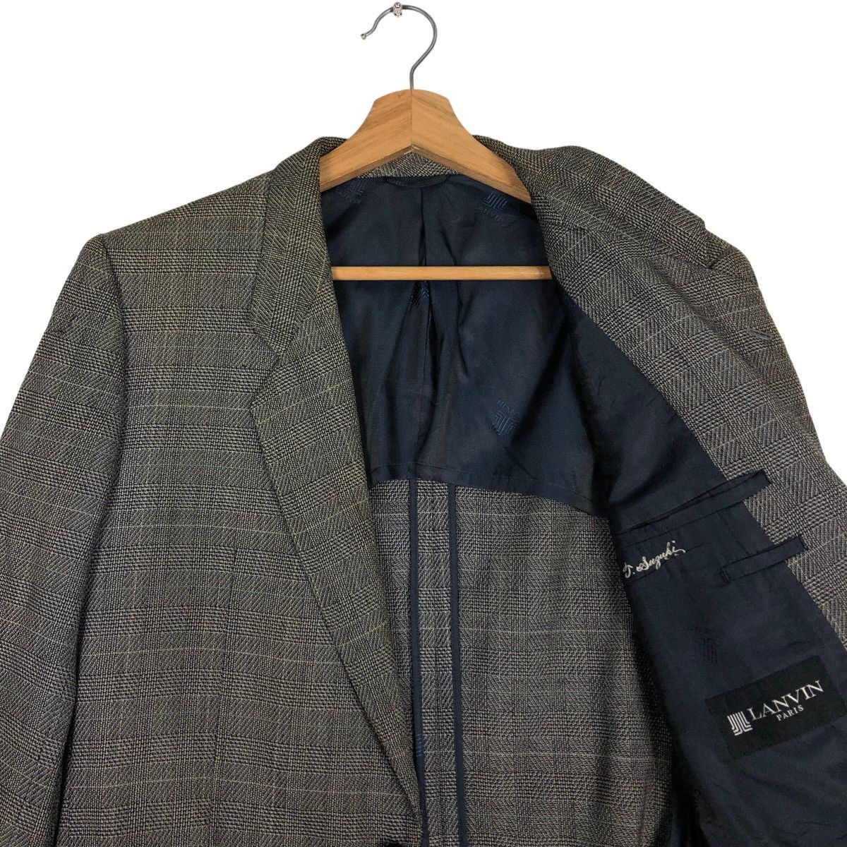 Japanese Brand 🔥Vintage Lanvin Paris Double Breast Coats Jacket Size US M / EU 48-50 / 2 - 10 Thumbnail