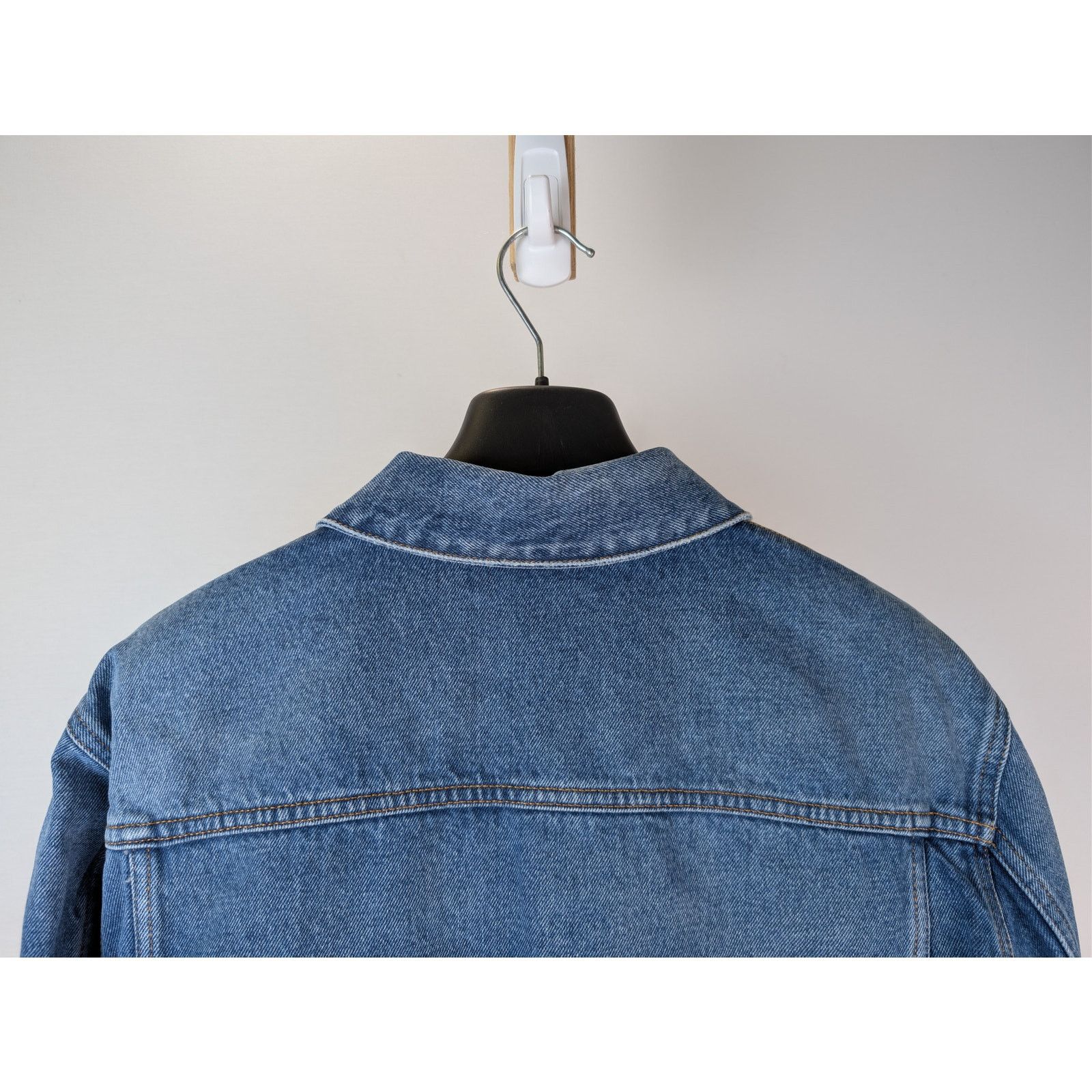 Palm Angels o1rshd1 Indigo Track Denim Jacket in Light Blue / White Size US XS / EU 42 / 0 - 12 Thumbnail