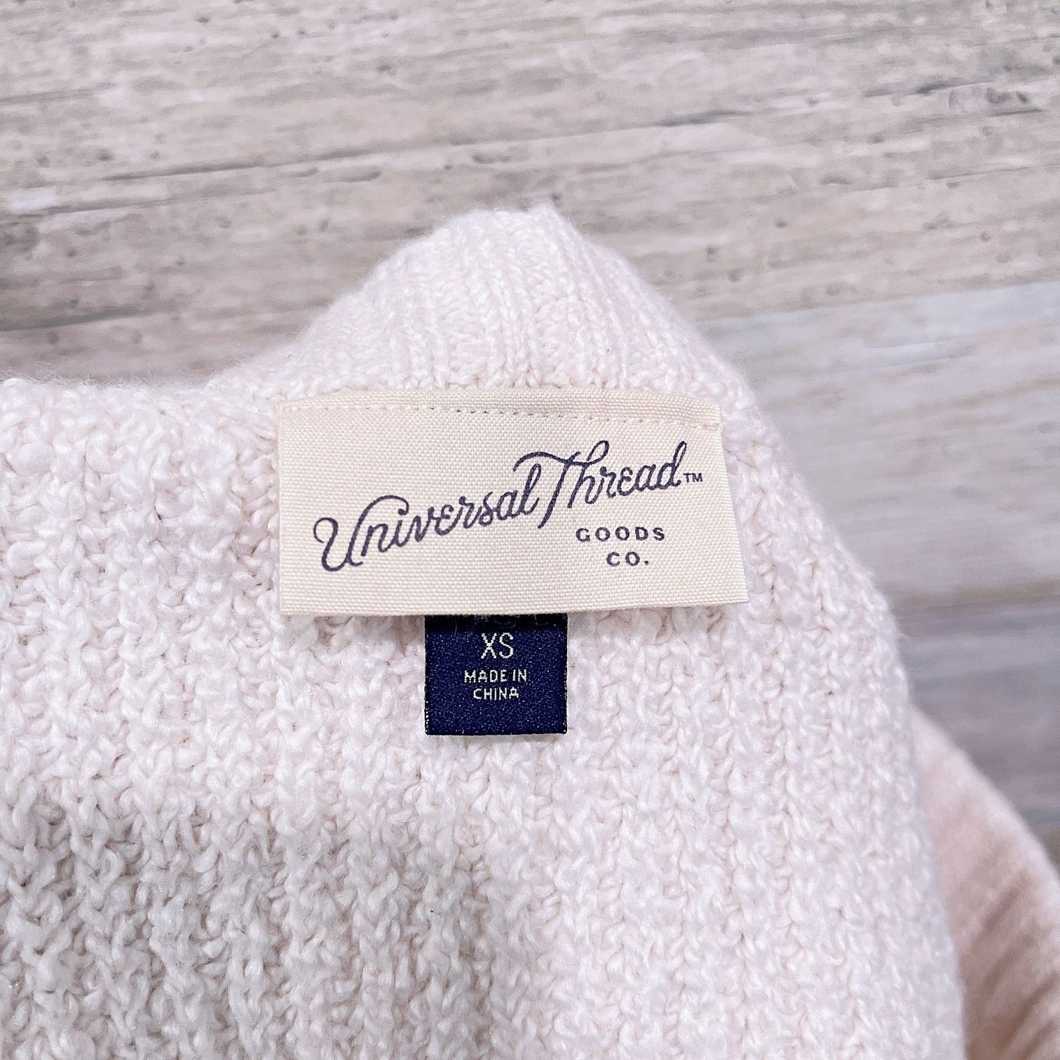 Target Basics Universal Thread Mini Sweater Skirt Cream Pull On Womens XS Size 25" / US 0 / IT 36 - 4 Thumbnail