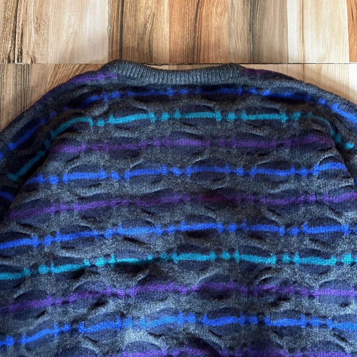 Coogi Crazy Vintage Coogi 3D knit Illusional Sweater Size US M / EU 48-50 / 2 - 7 Thumbnail