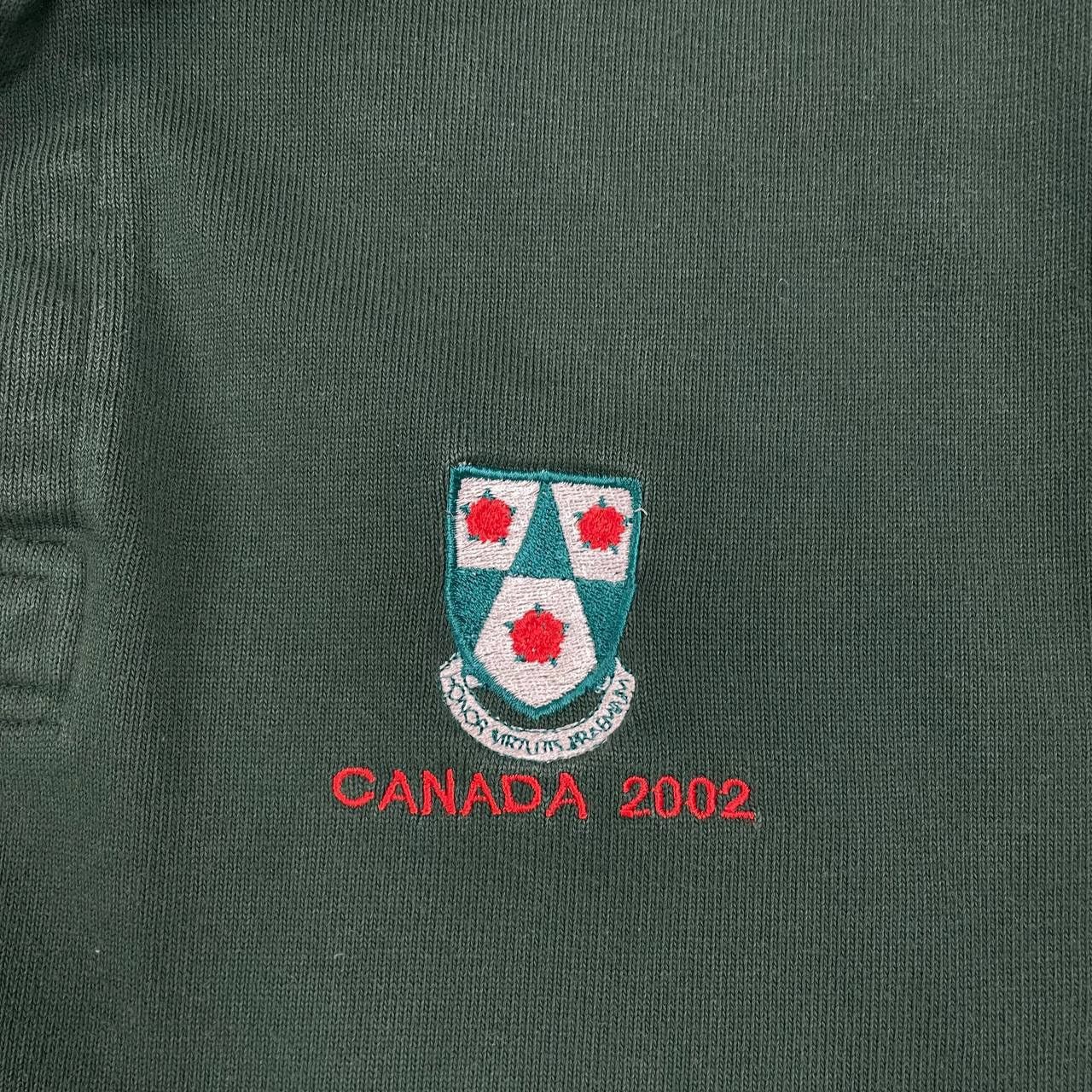 Vintage Vintage 2002 Canada Rugby Club Polo Shirt Faded Green XL Size US XL / EU 56 / 4 - 5 Thumbnail