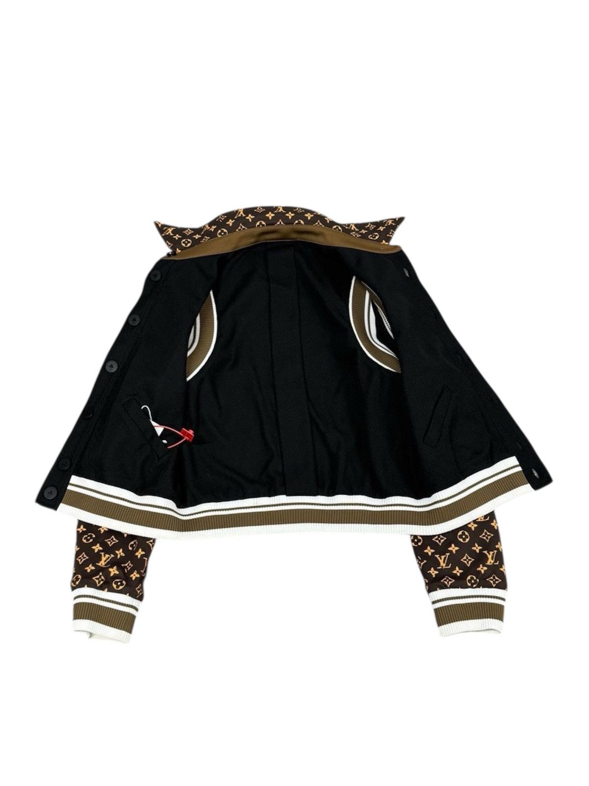 Louis Vuitton Louis Vuitton M Reversible Brown black Monogram Knit Jacket Size M / US 6-8 / IT 42-44 - 4 Thumbnail