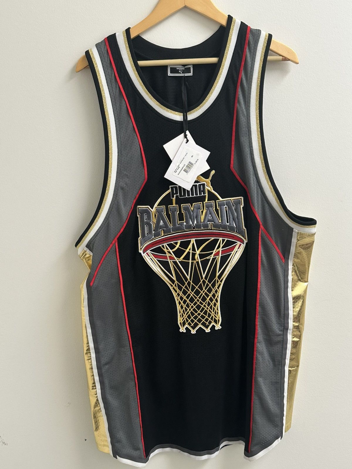 Balmain Balmain x Puma basketball jersey Size US XXL / EU 58 / 5 - 11 Thumbnail