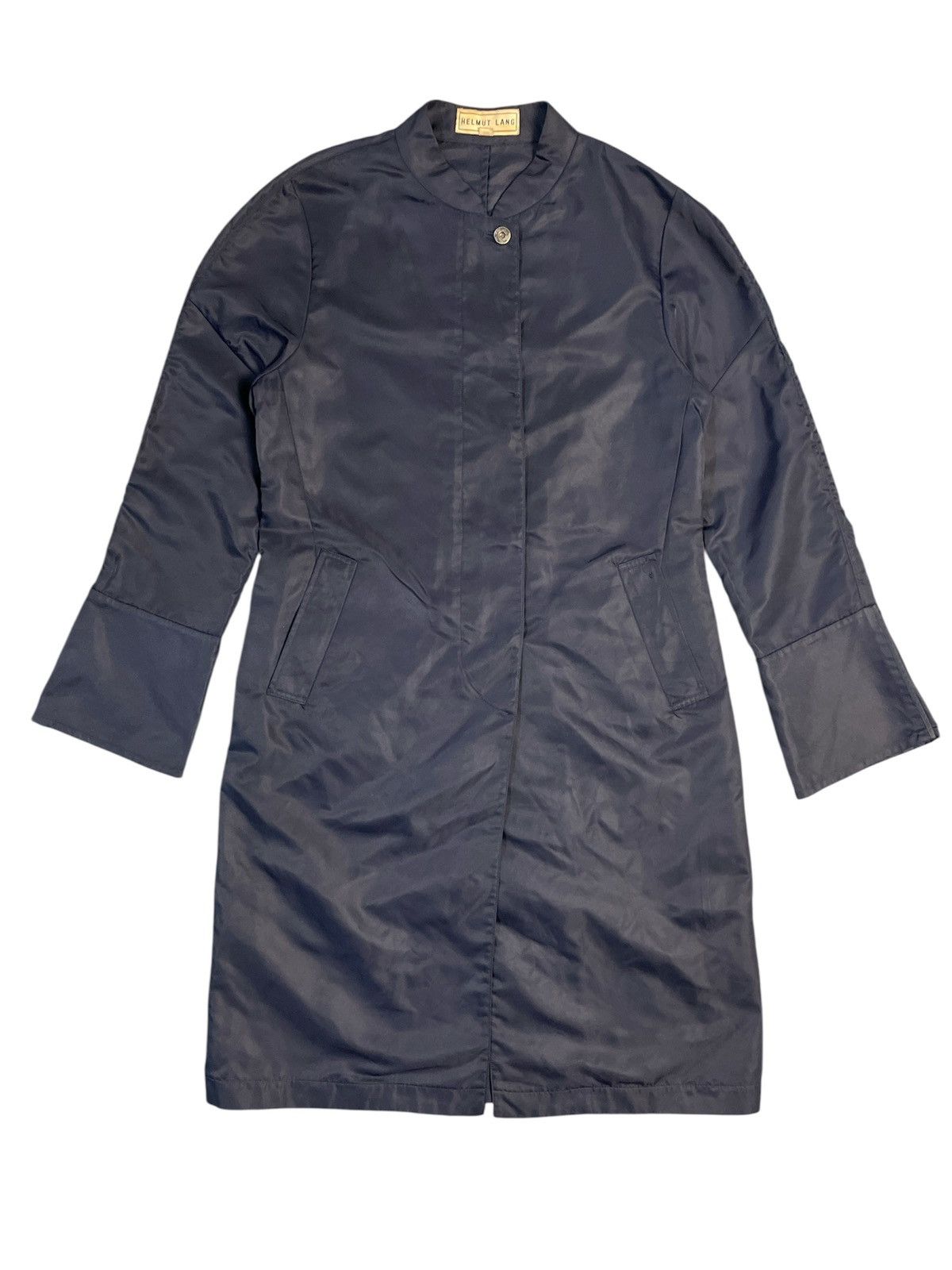 Helmut Lang Helmut Lang Archive Nylon Band Collar Mac Coat Size S / US 4 / IT 40 - 2 Thumbnail