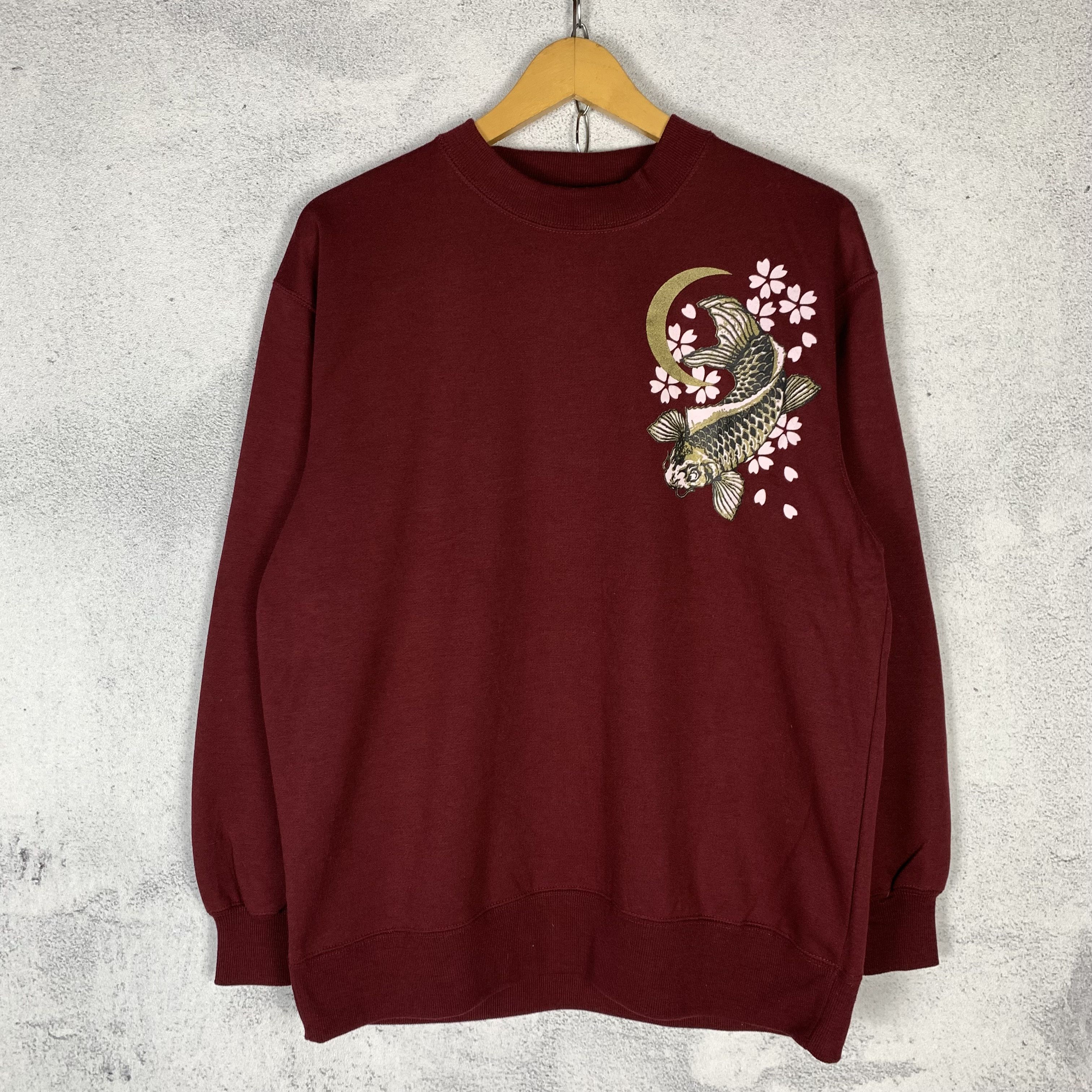 Japanese Brand Power Life Koi Sukajan Japanese Brand Sweatshirt Crewneck Size US M / EU 48-50 / 2 - 3 Thumbnail