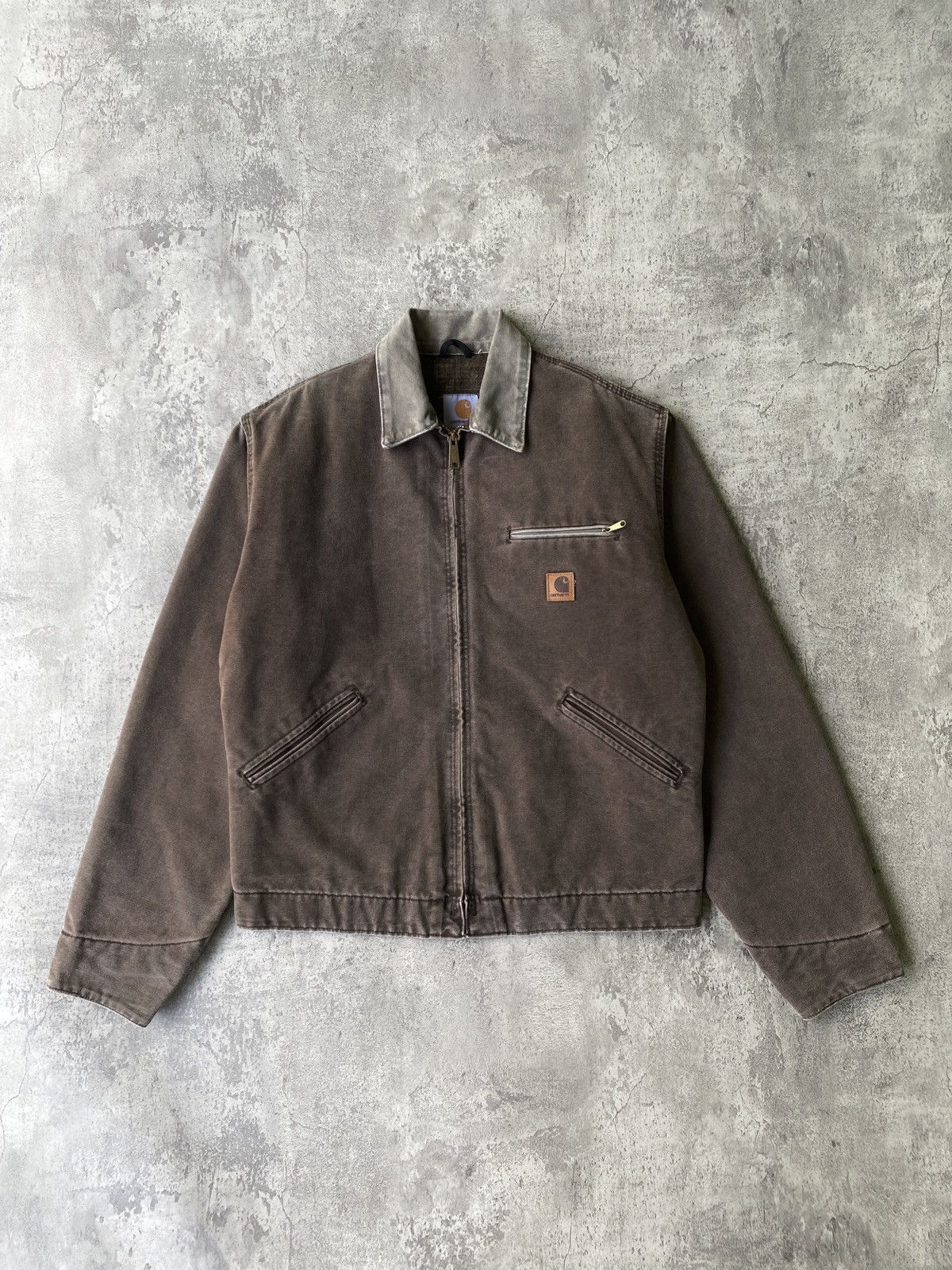 Carhartt VINTAGE CARHARTT DETROIT JACKET J97 CHT | CHESNUT Size US M / EU 48-50 / 2 - 1 Thumbnail