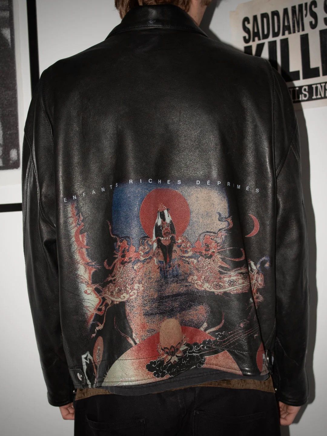 Enfants Riches Deprimes 🚭 GRAIL 🚭 AW 2022 "HIMALAYAN JUNKIE" LEATHER JACKET Size US XL / EU 56 / 4 - 2 Thumbnail