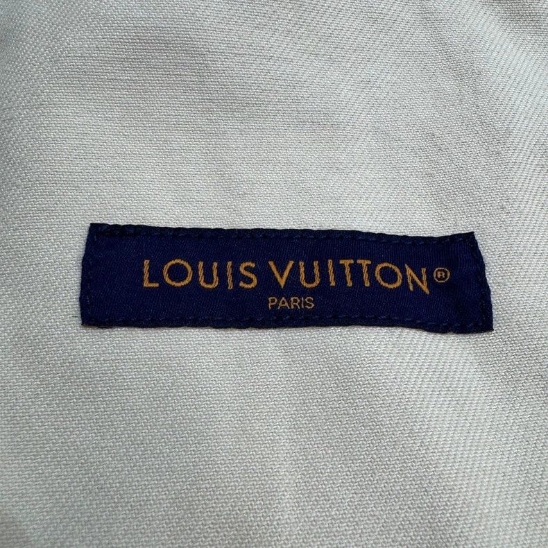 Louis Vuitton Louis Vuitton Beige embossed old flower logging denim shor Size US XS / EU 42 / 0 - 4 Thumbnail